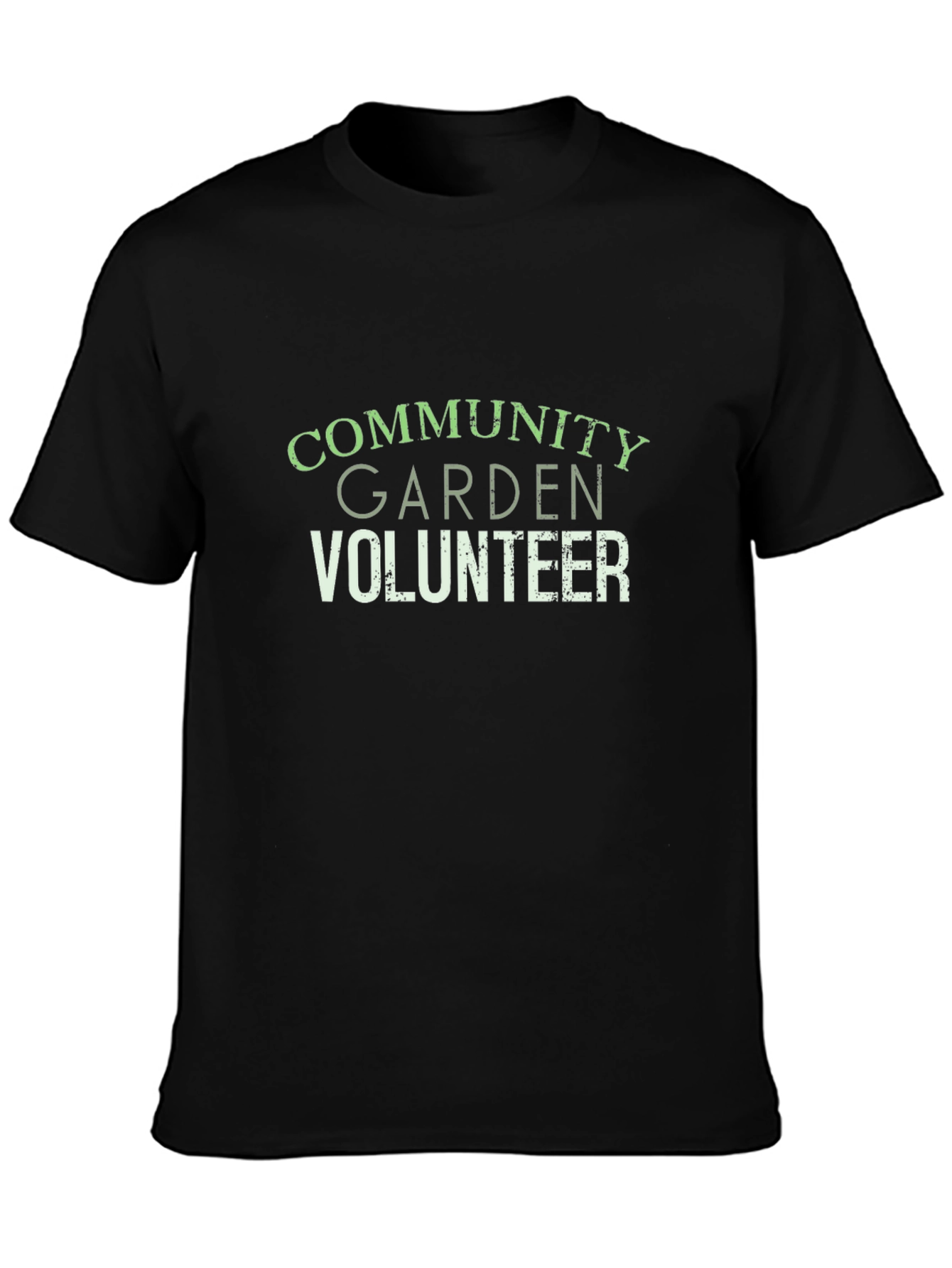 Community Garden Volunteer Graphic T-Shirt