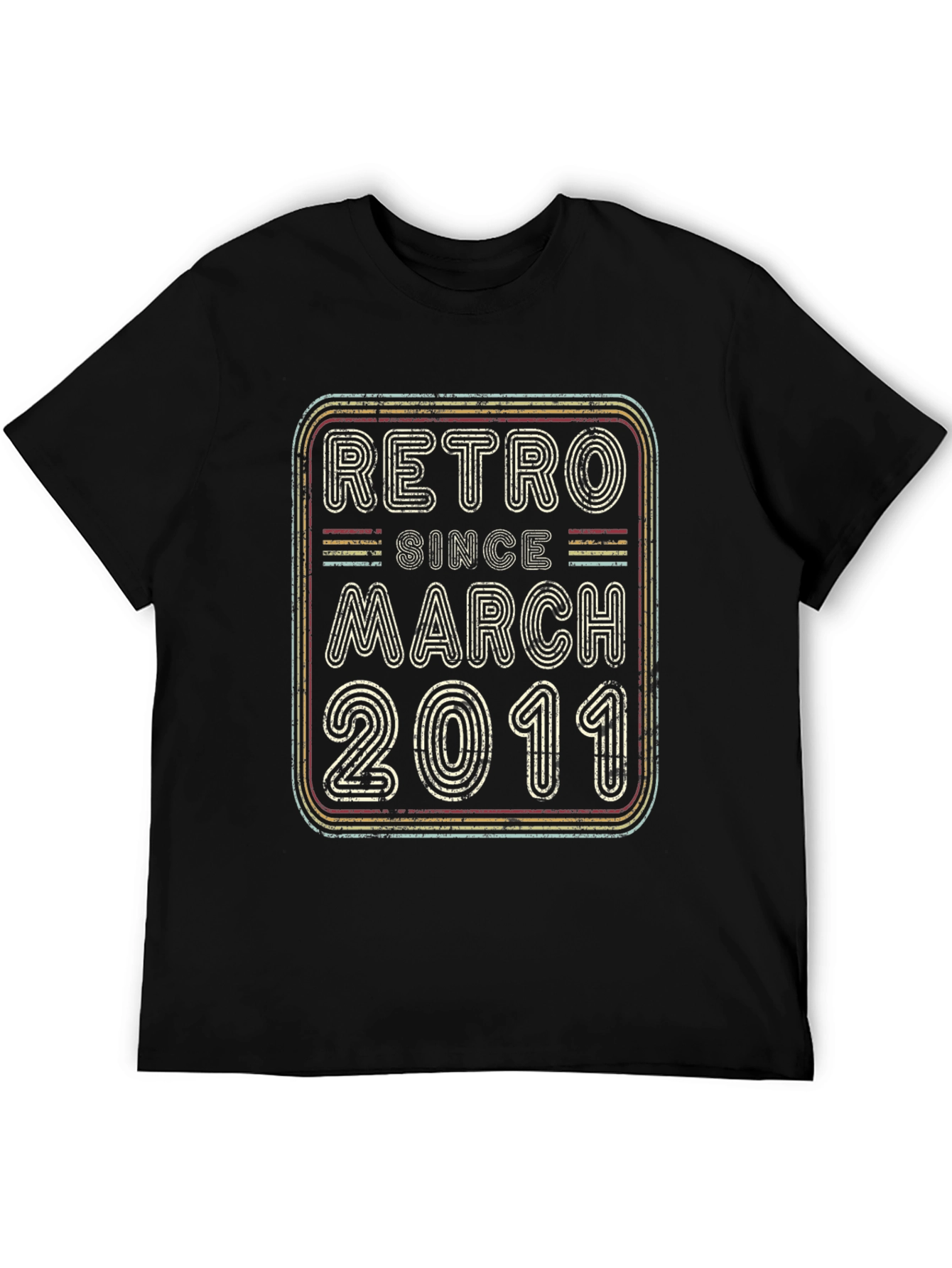 Retro Since March 2011 Birthday T-Shirt