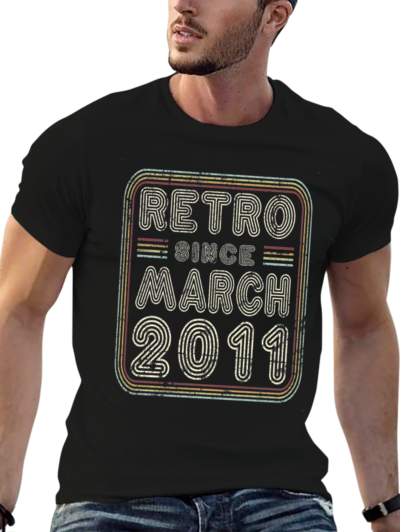 Retro Since March 2011 Birthday T-Shirt