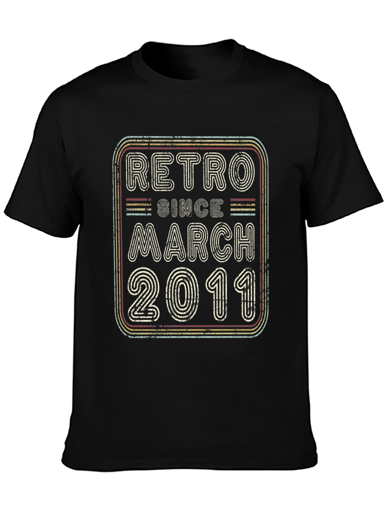Retro Since March 2011 Birthday T-Shirt