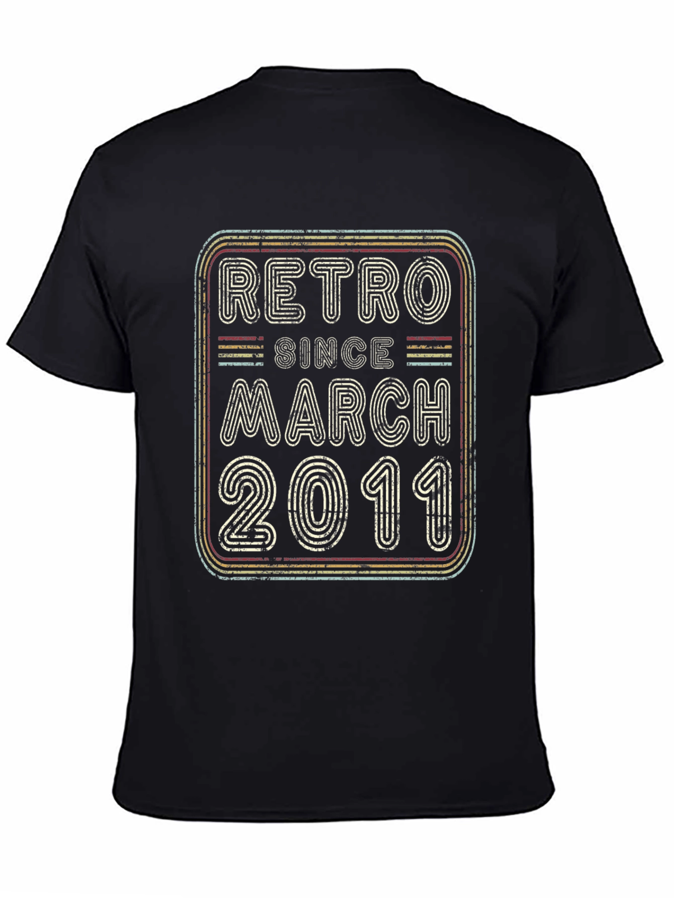 Retro Since March 2011 Birthday T-Shirt