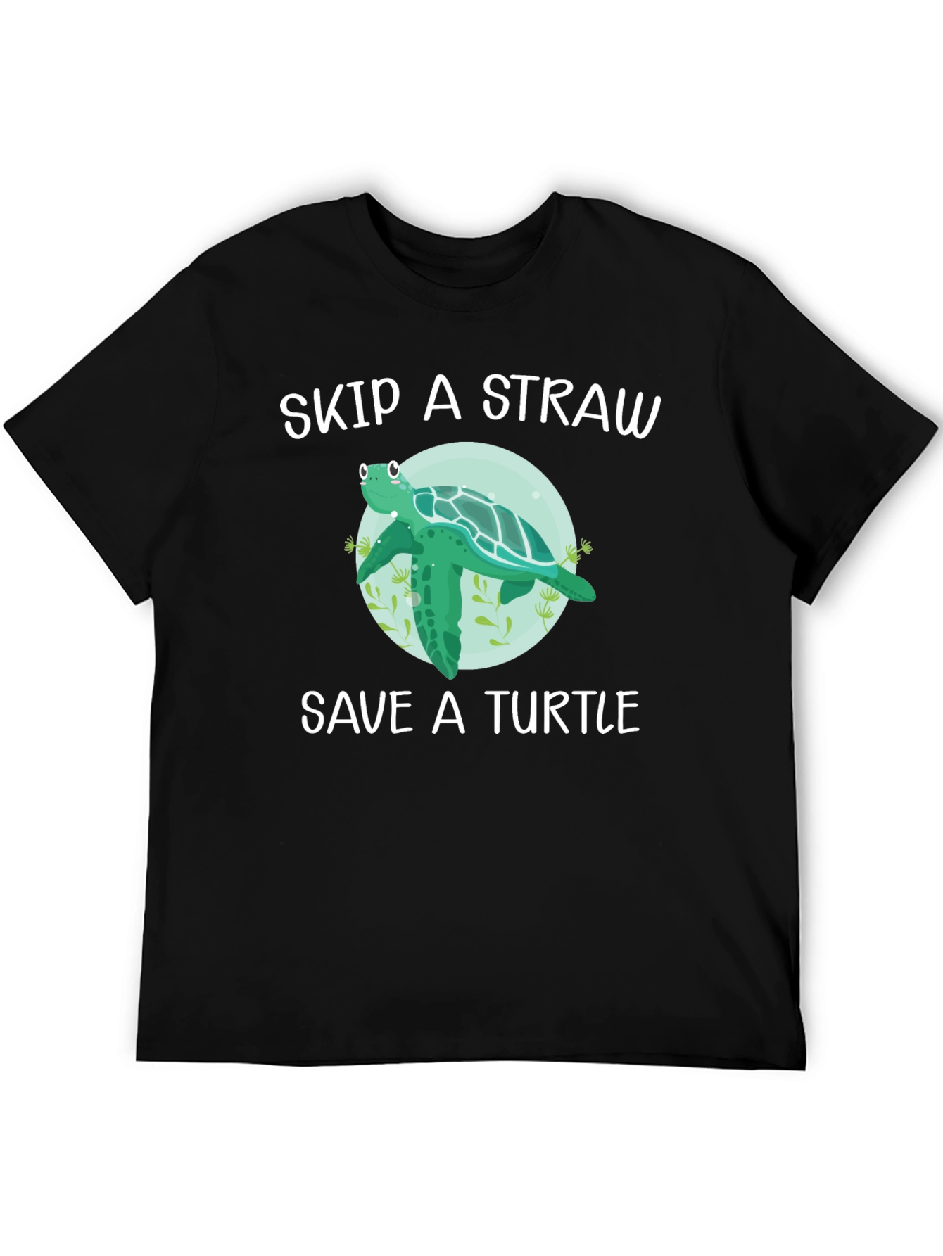 Skip a Straw Save a Turtle T-Shirt