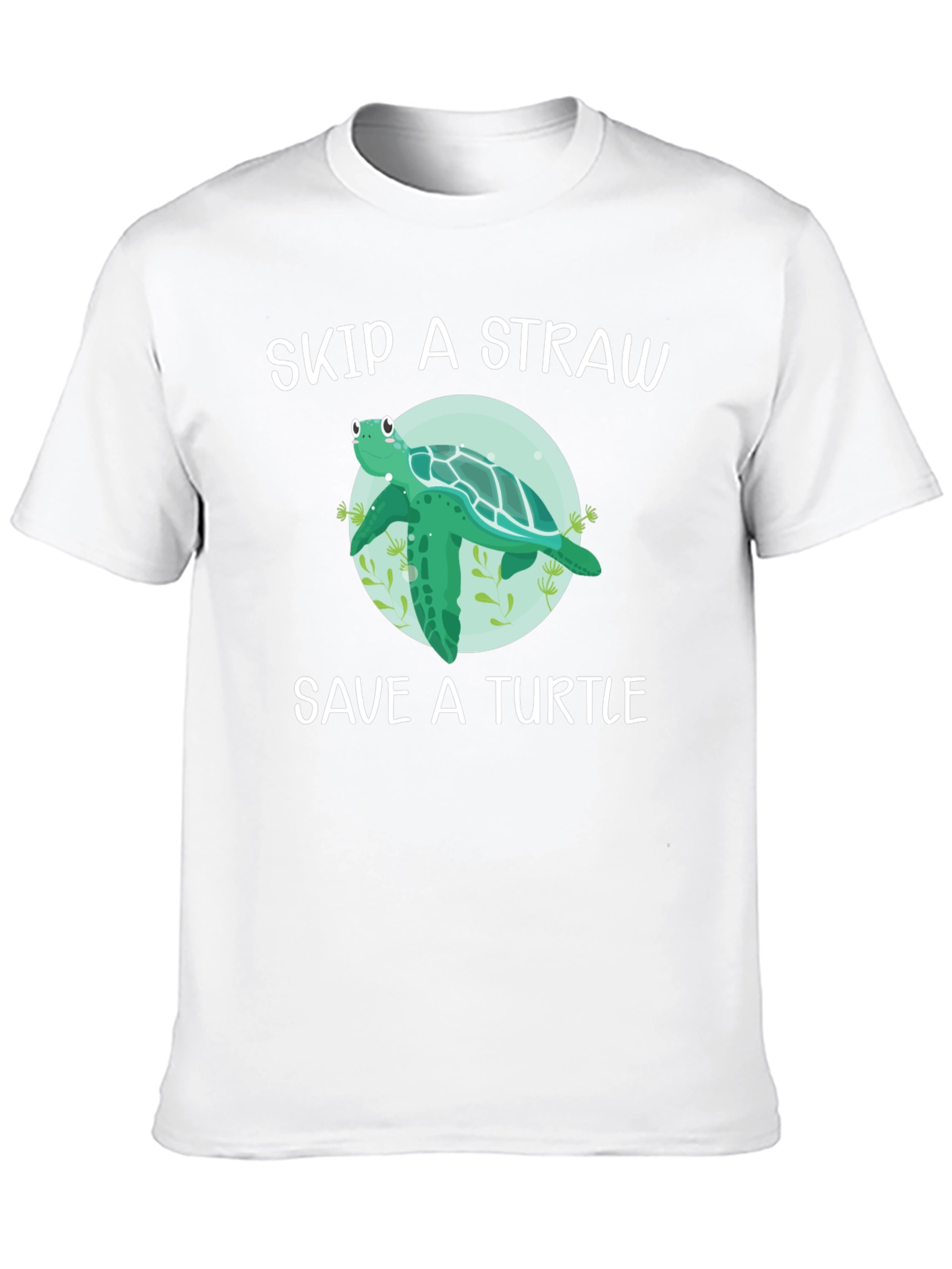 Skip a Straw Save a Turtle T-Shirt