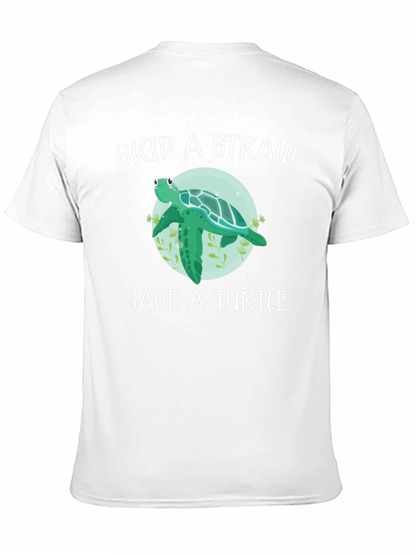 Skip a Straw Save a Turtle T-Shirt