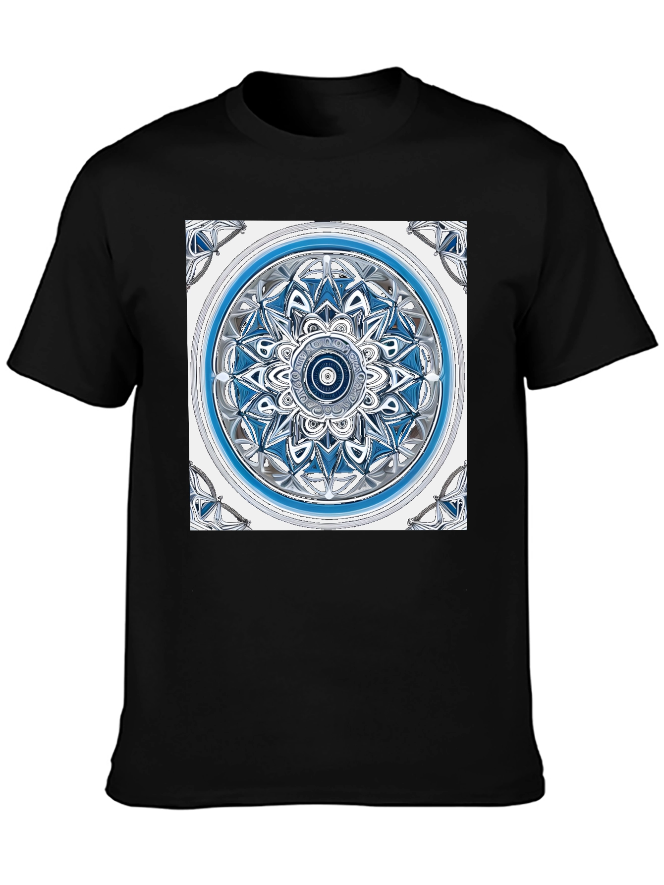Mandala Graphic T-Shirt - Geometric Pattern