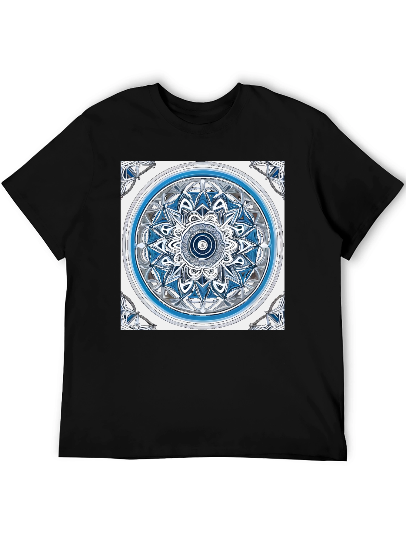 Mandala Graphic T-Shirt - Geometric Pattern