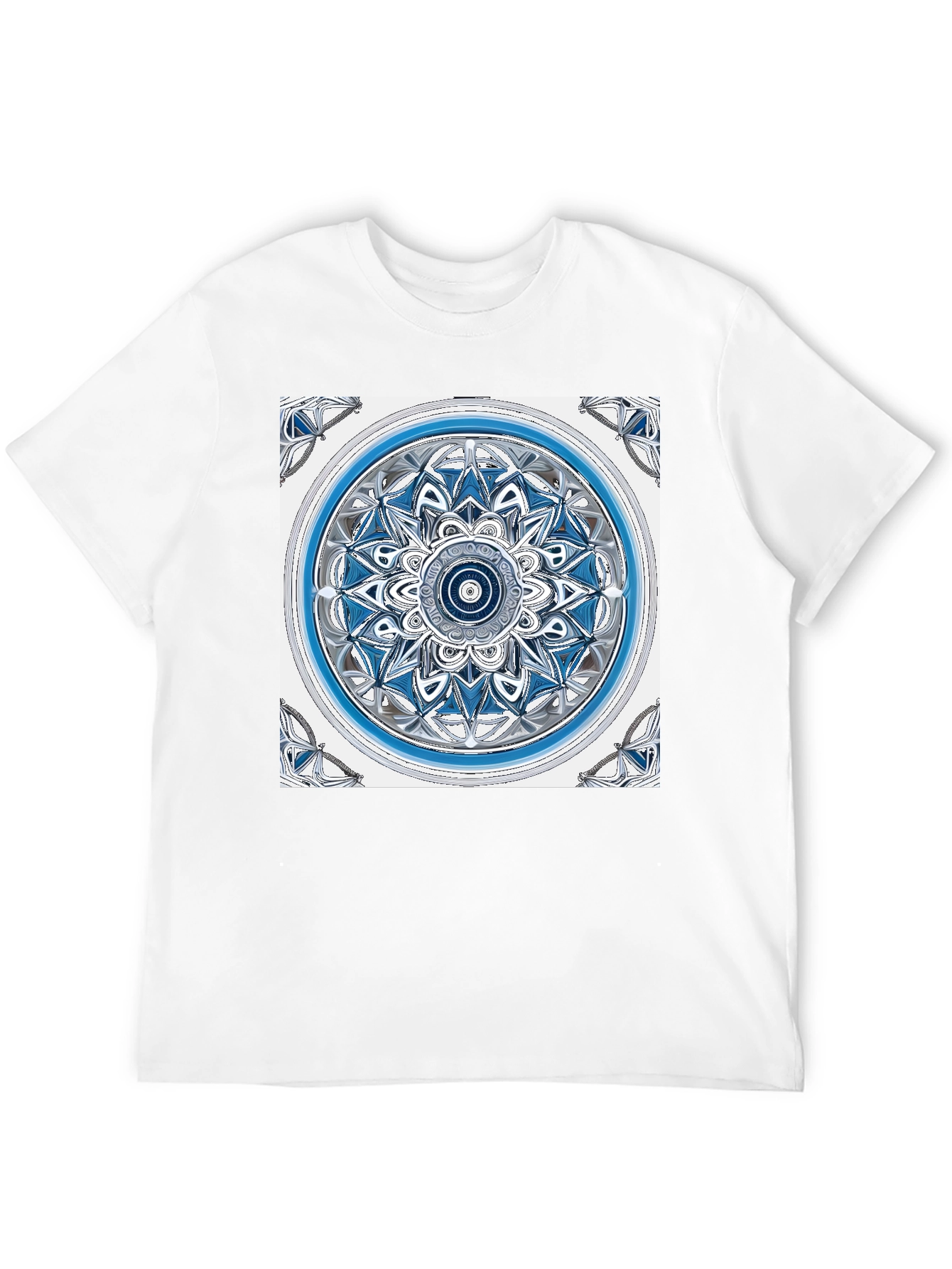 Mandala Graphic T-Shirt - Geometric Pattern