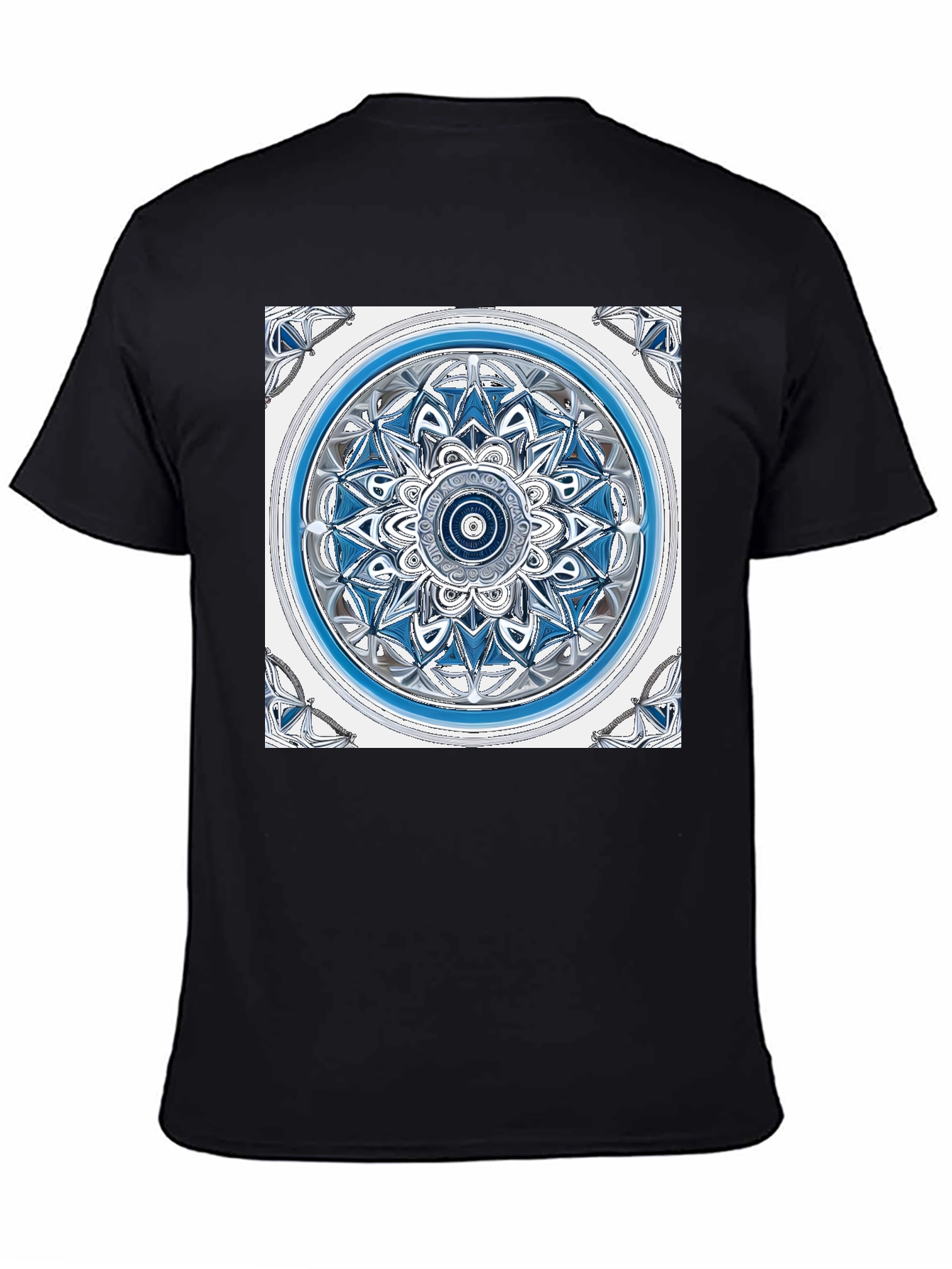 Mandala Graphic T-Shirt - Geometric Pattern