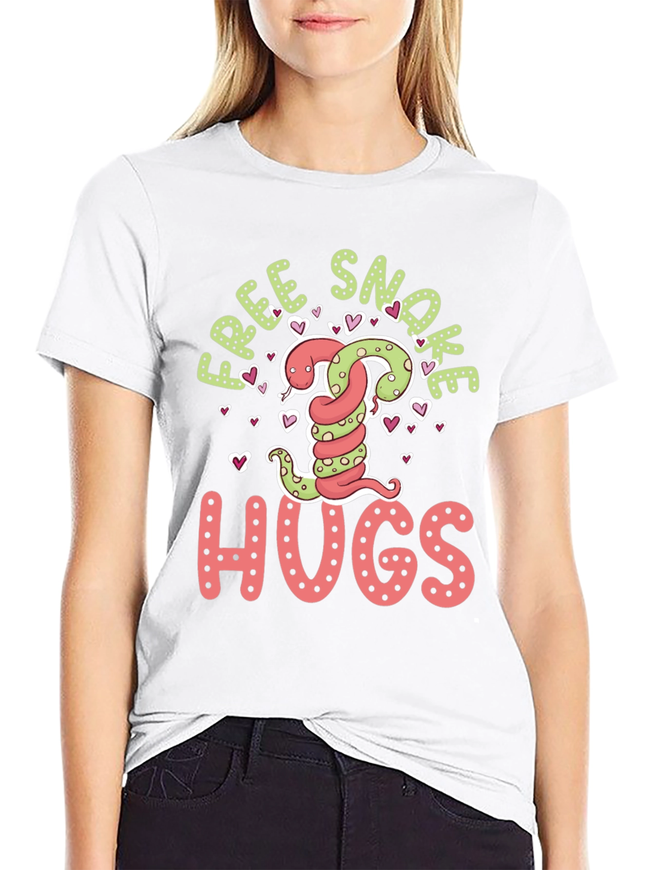 Free Snake Hugs Tee - Valentines Day T-Shirt