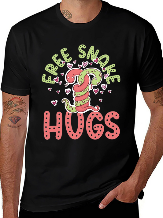 Free Snake Hugs Tee - Valentines Day T-Shirt