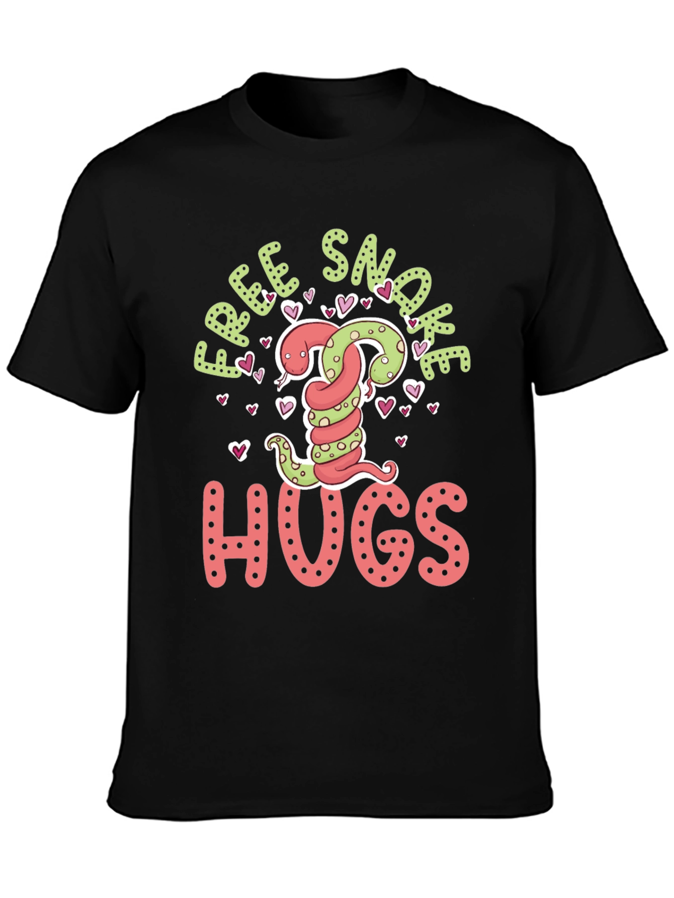 Free Snake Hugs Tee - Valentines Day T-Shirt