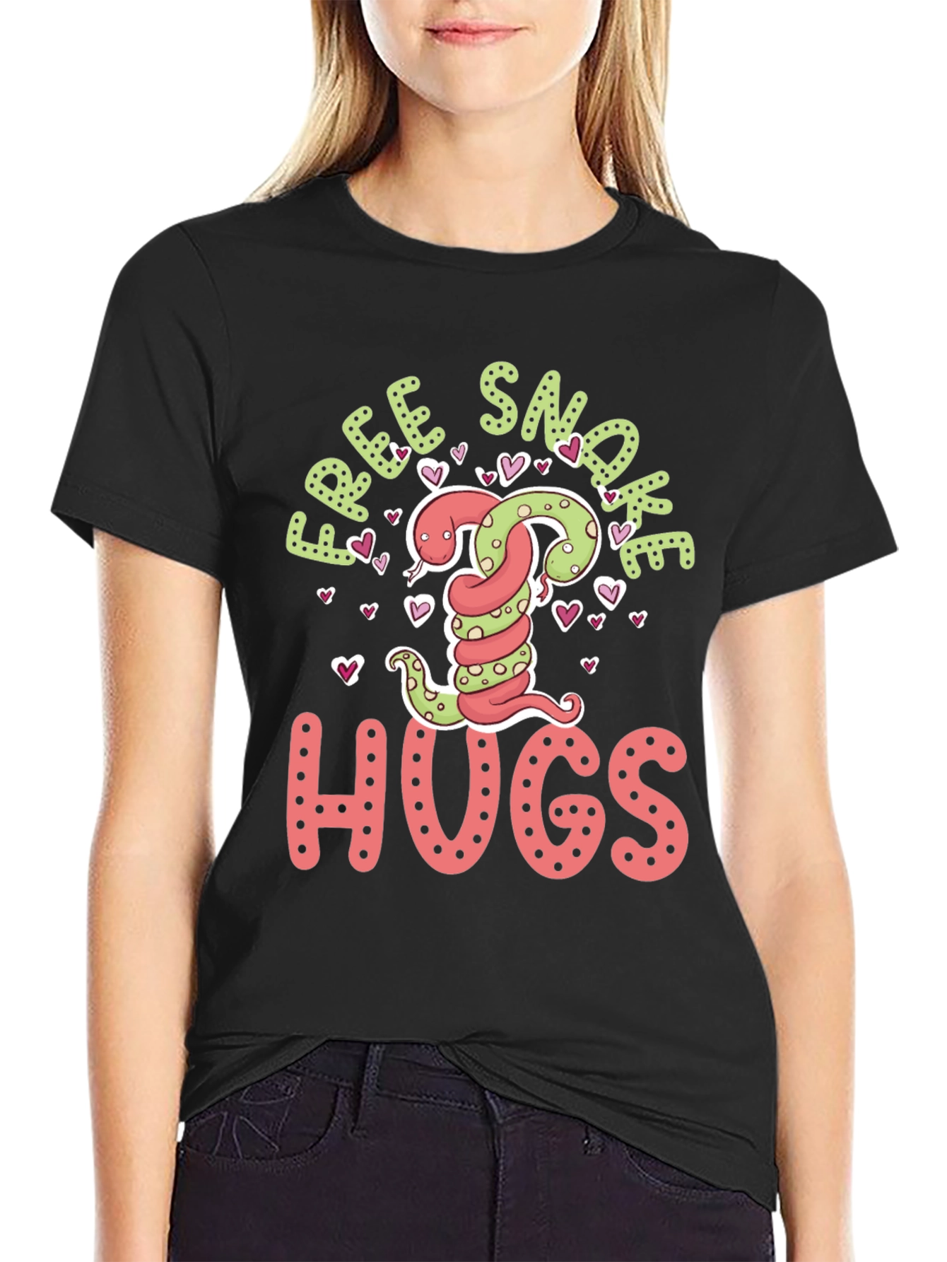 Free Snake Hugs Tee - Valentines Day T-Shirt