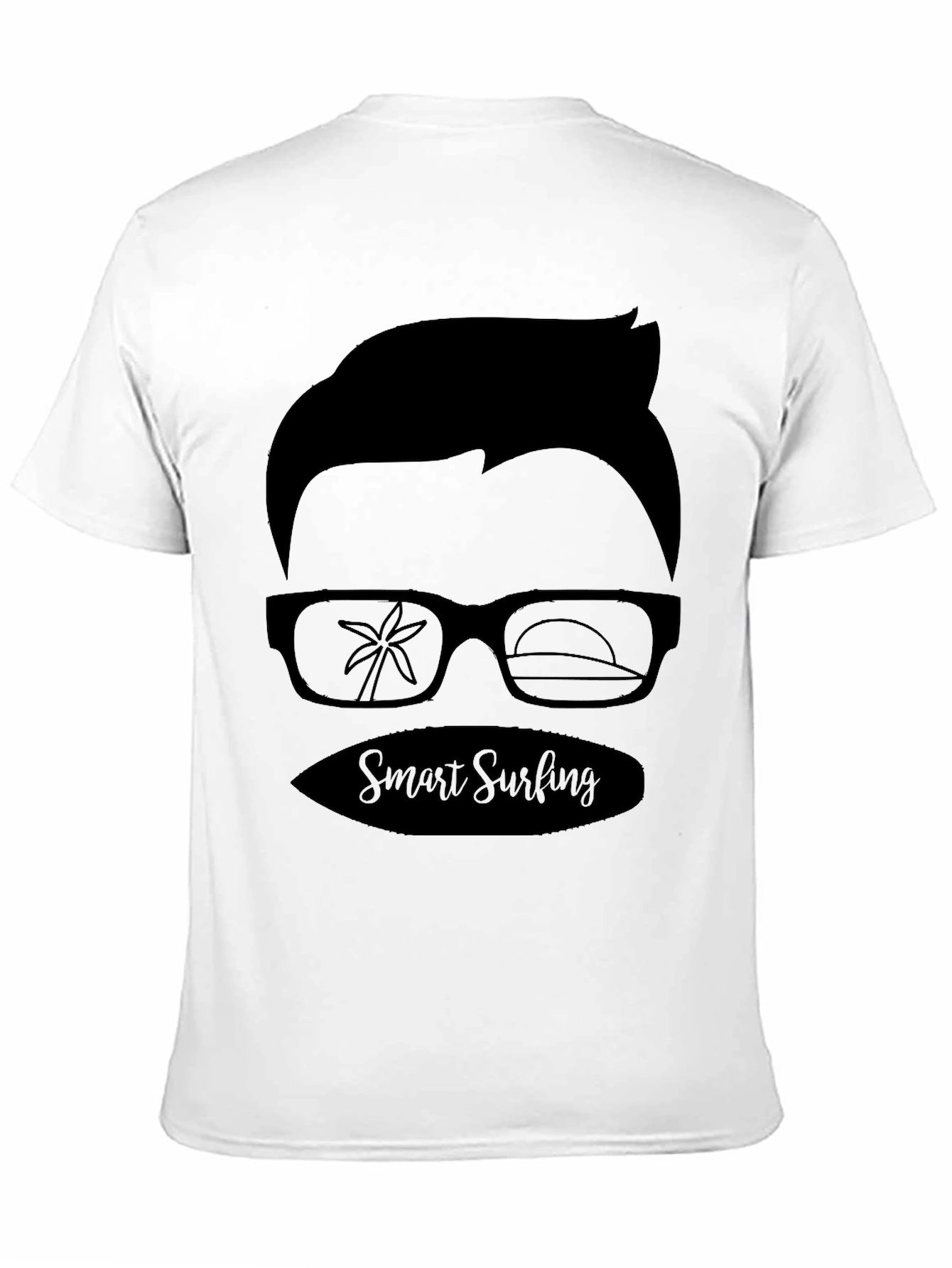 Smart Surfing Graphic Tee - Cool & Casual