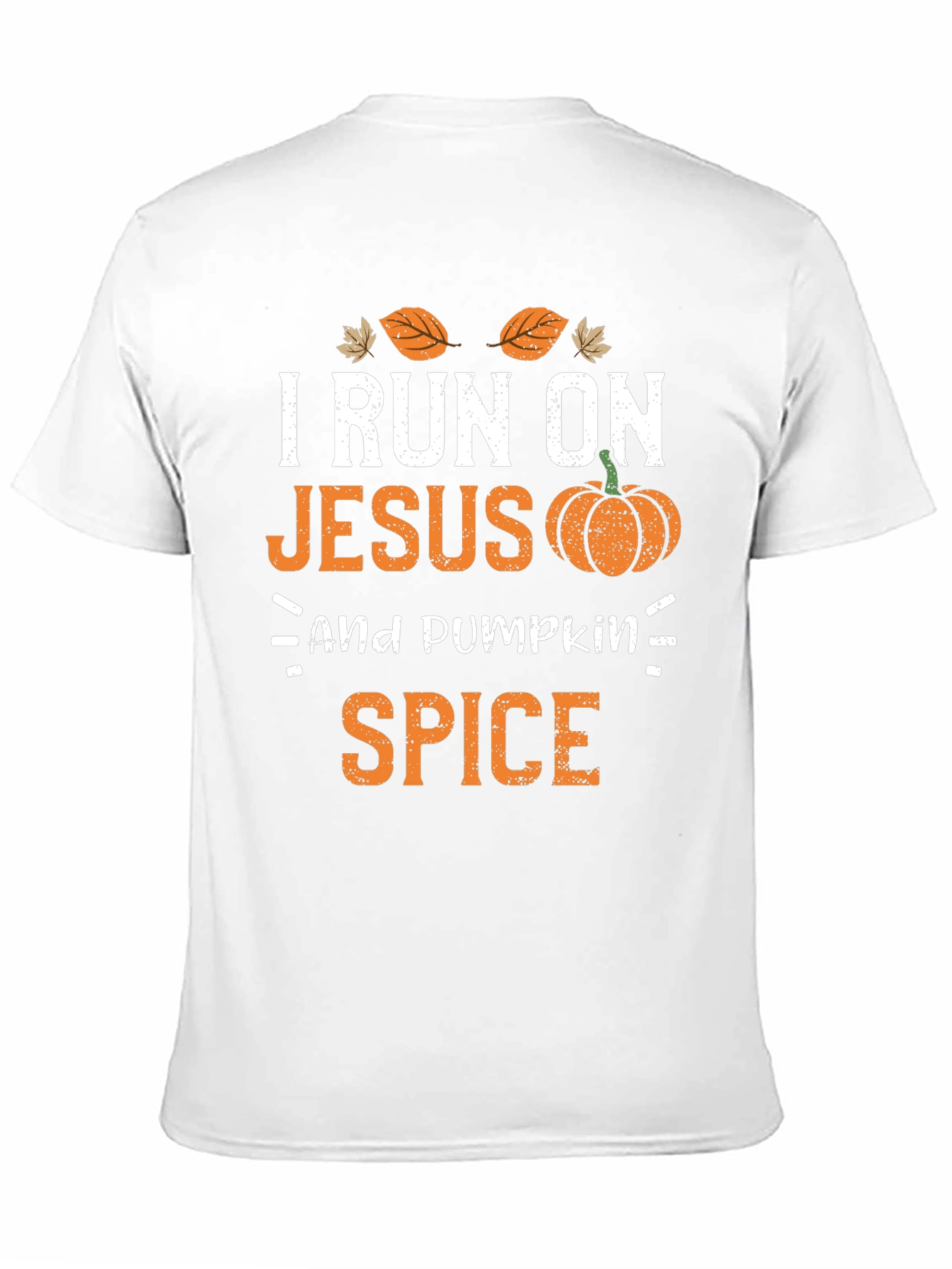 I Run On Jesus and Pumpkin Spice T-Shirt