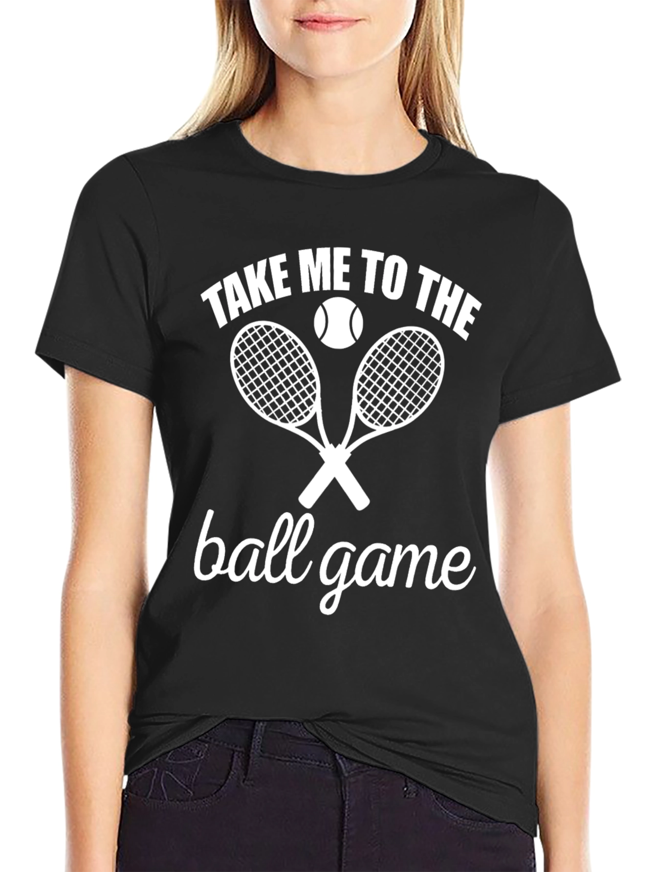 Tennis Ball Game Graphic T-Shirt