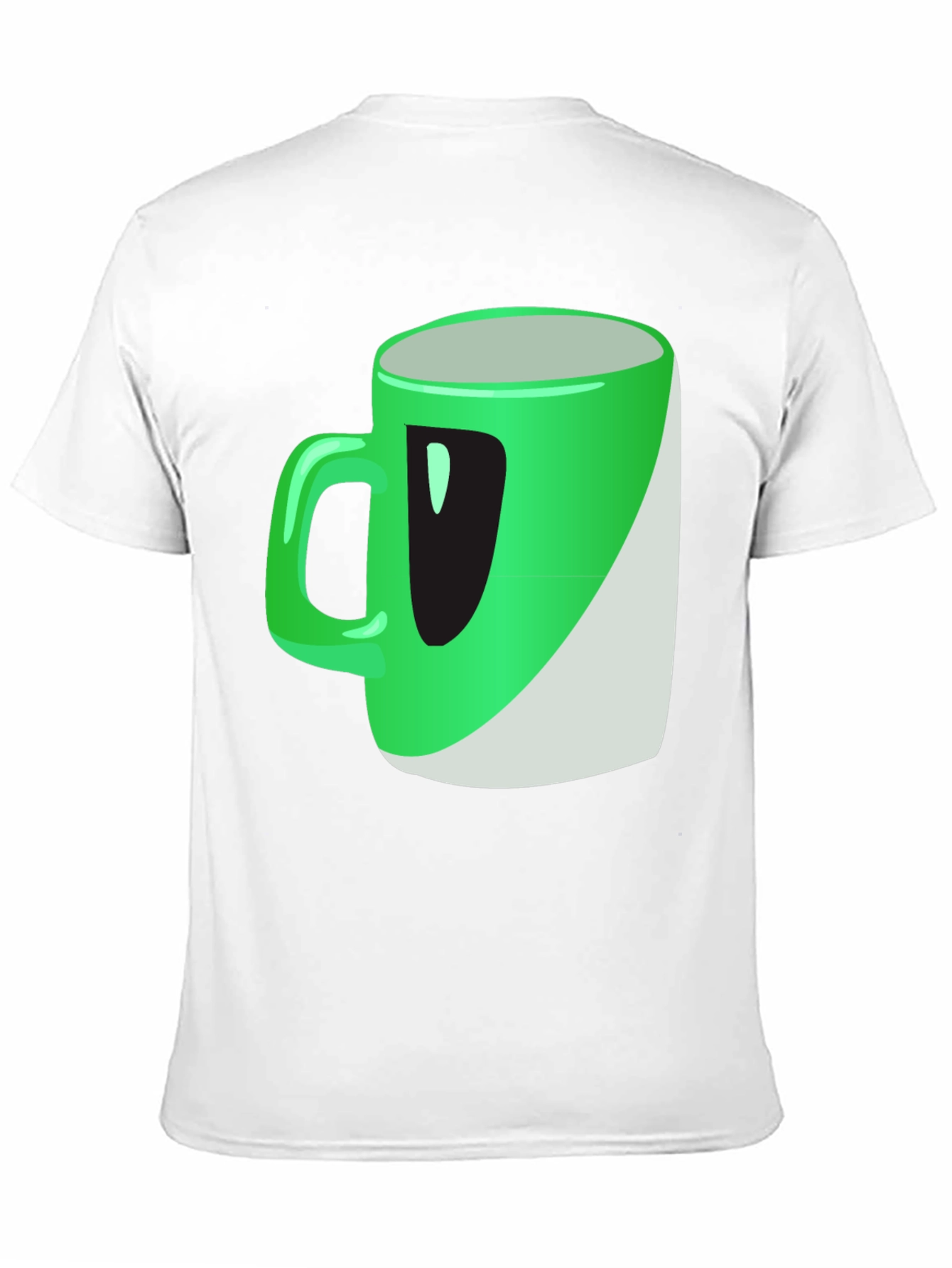 Green Mug Graphic Tee - Casual Wear