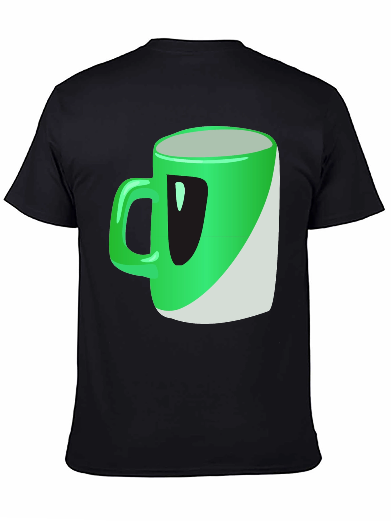 Green Mug Graphic Tee - Casual Wear