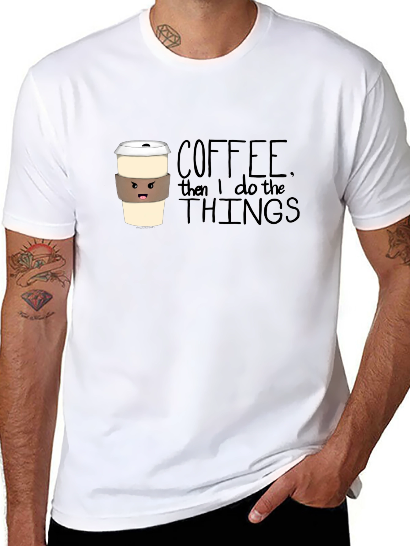 Coffee Then I Do the Things Graphic Tee