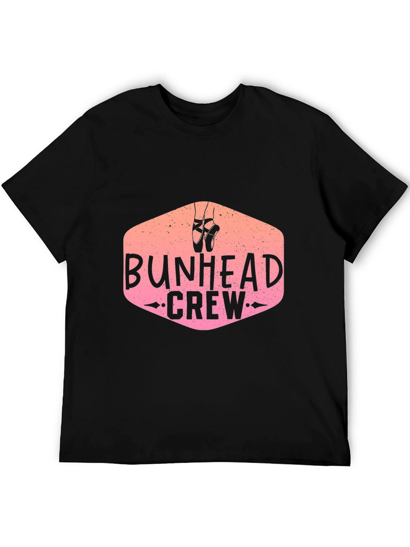 Bunhead Crew Black Graphic T-Shirt