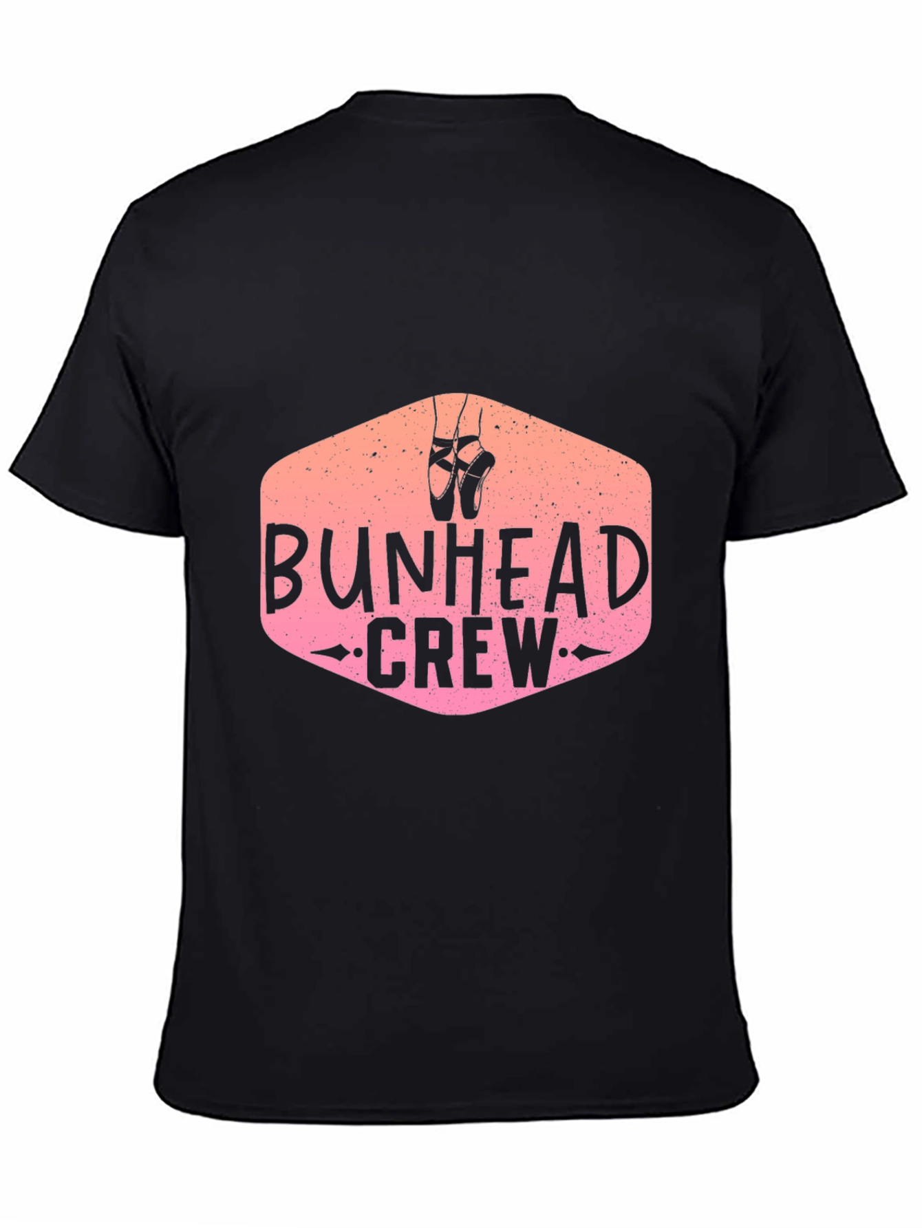 Bunhead Crew Black Graphic T-Shirt