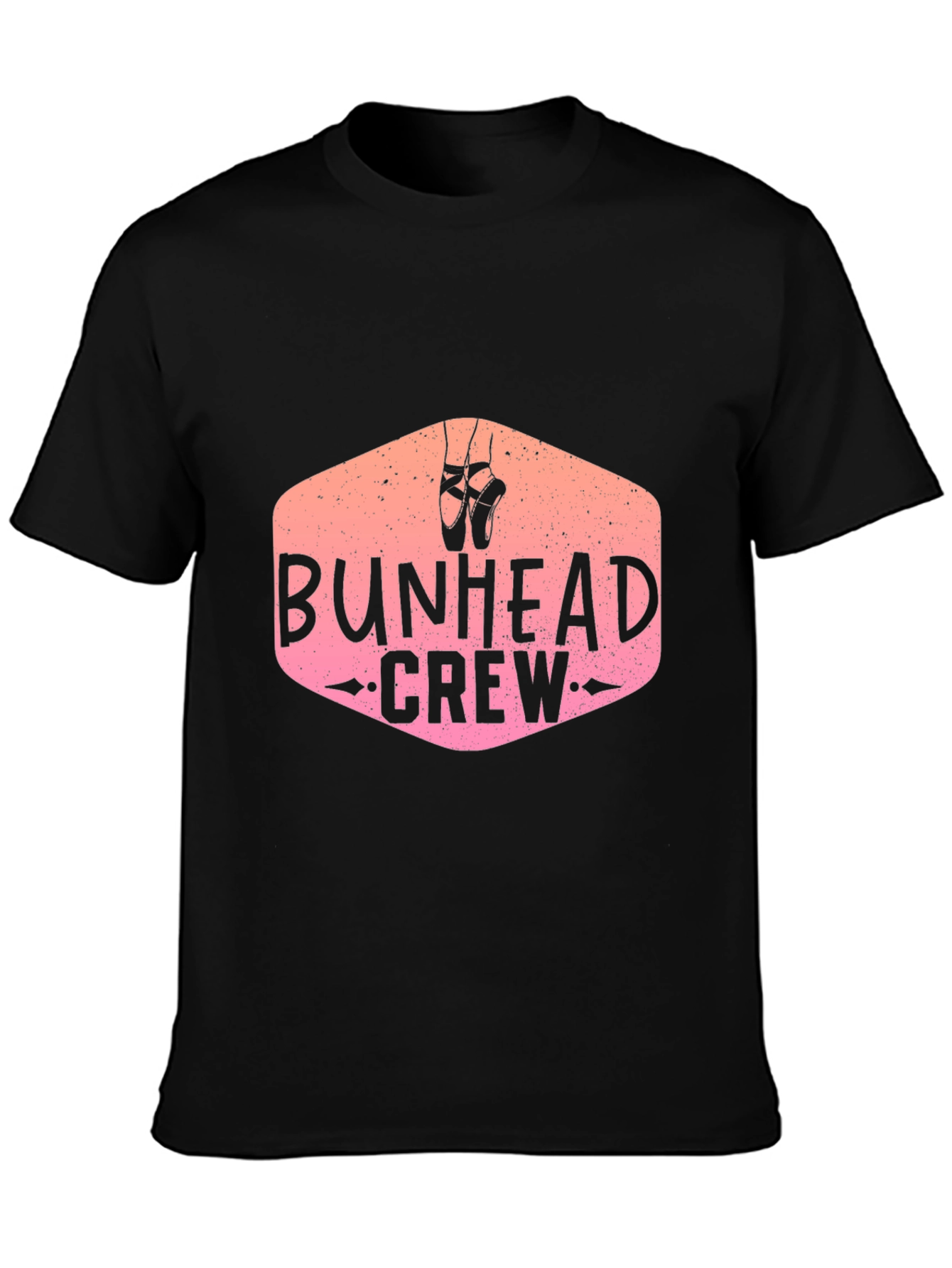 Bunhead Crew Black Graphic T-Shirt