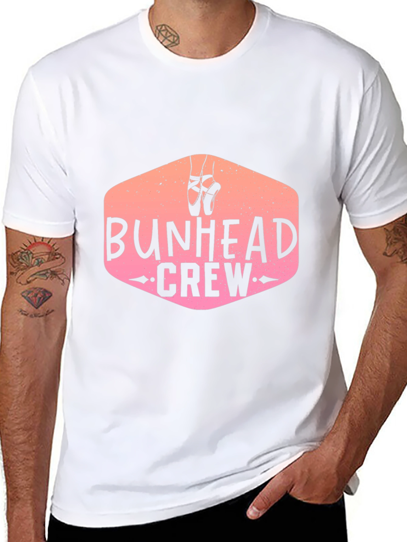 Bunhead Crew Black Graphic T-Shirt