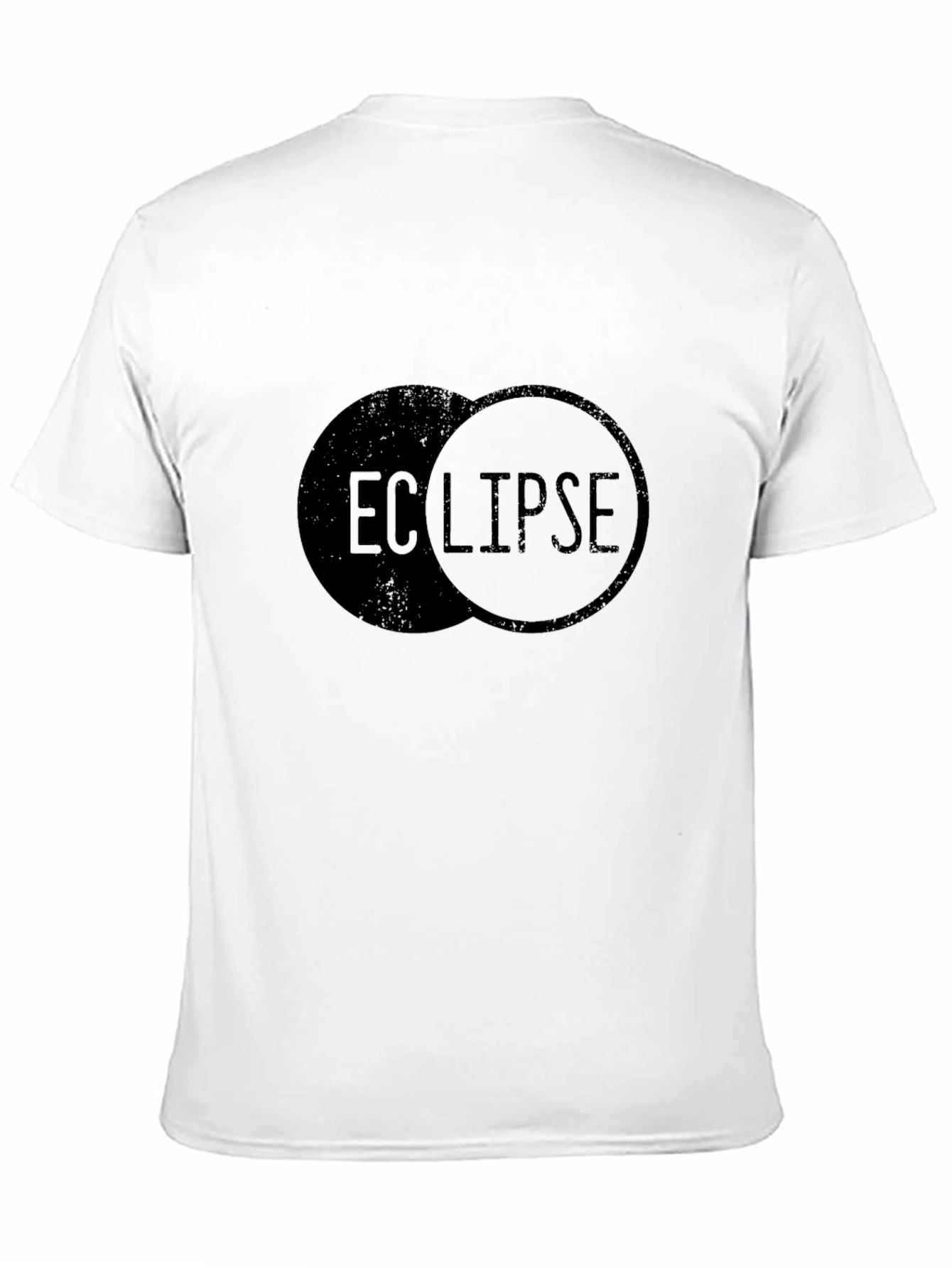 Eclipse Graphic Print Black T-Shirt