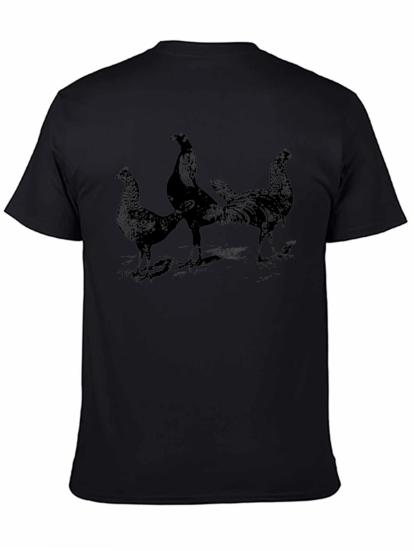 Rooster Graphic Tee - Mens Black T-Shirt