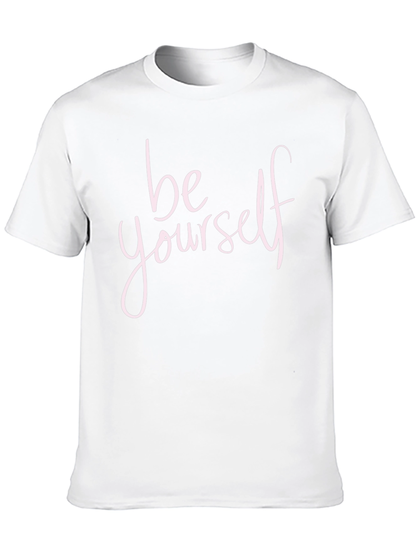 Be Yourself Black Crew Neck T-Shirt