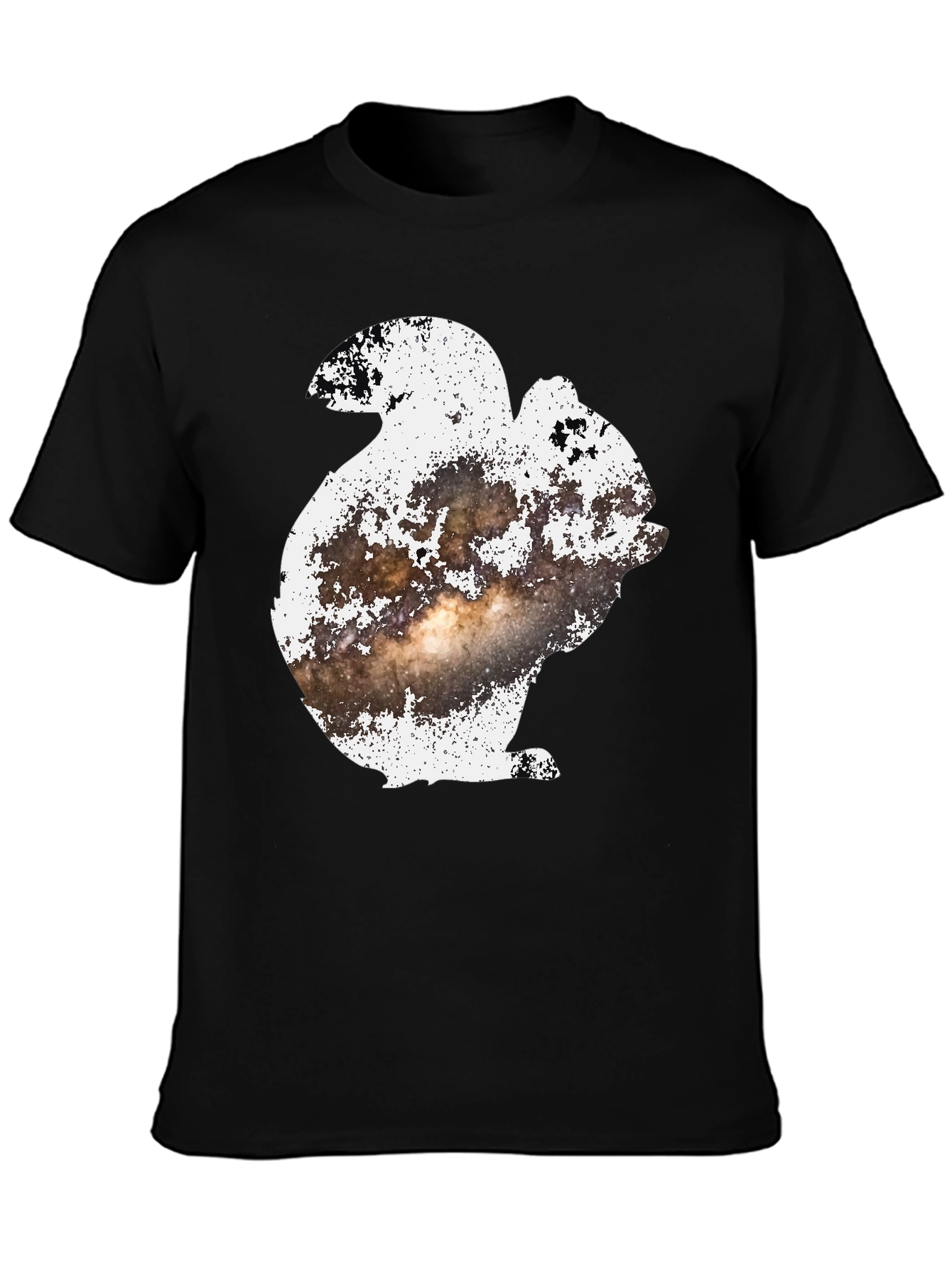 Cosmic Squirrel T-Shirt - Black