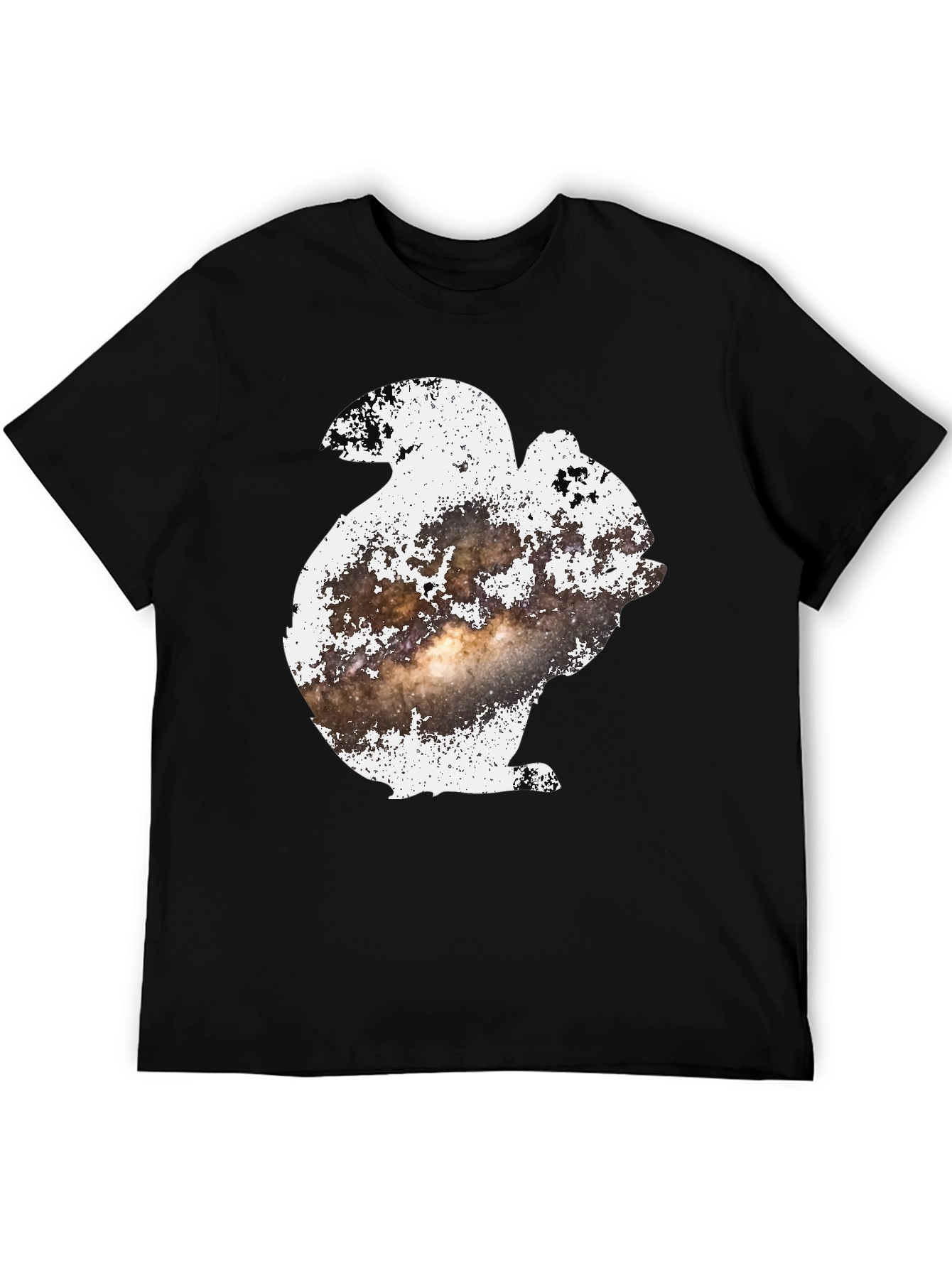 Cosmic Squirrel T-Shirt - Black