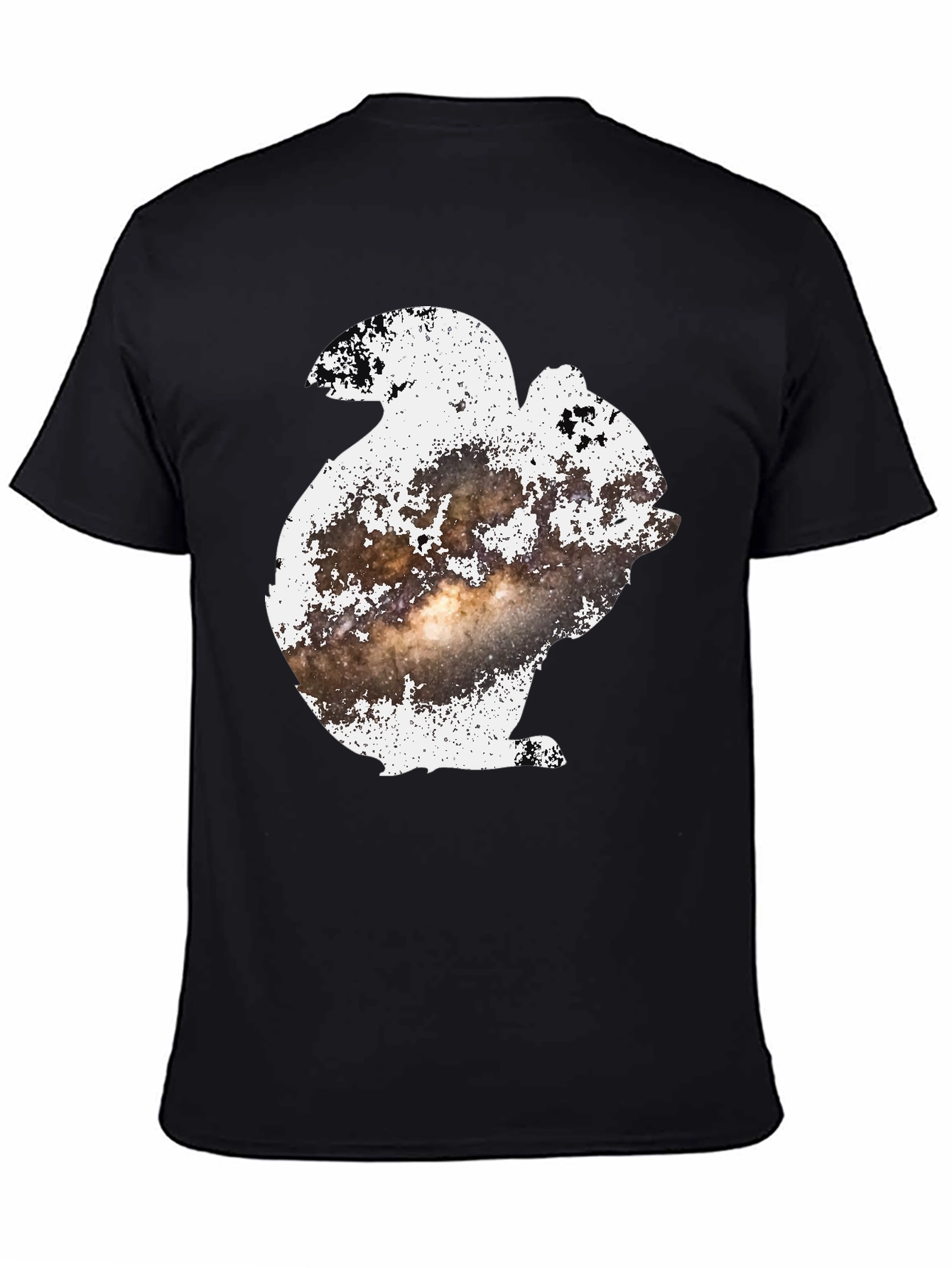 Cosmic Squirrel T-Shirt - Black
