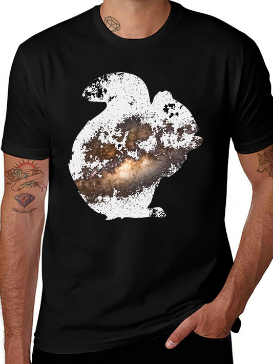 Cosmic Squirrel T-Shirt - Black