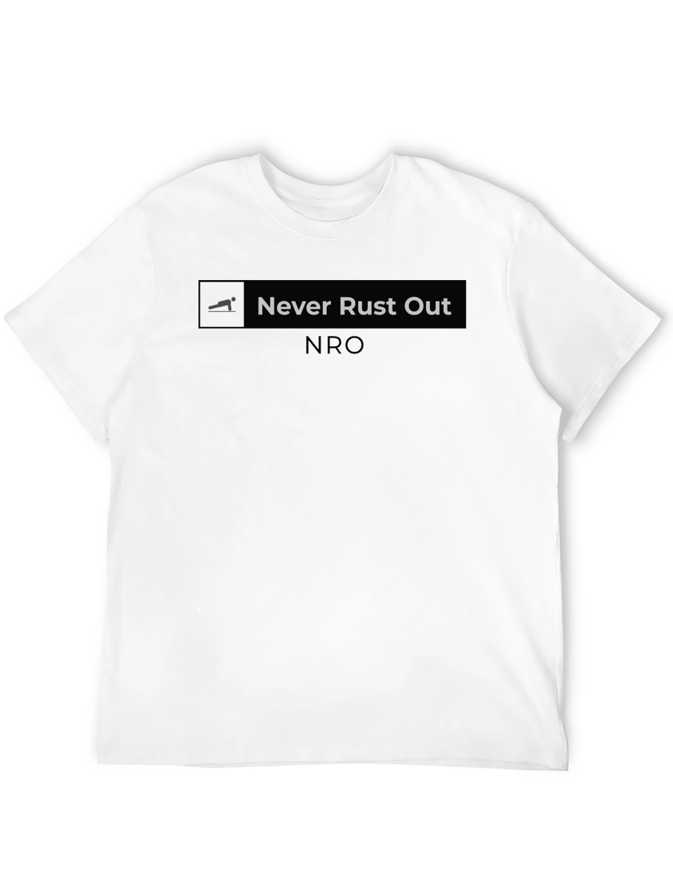 Never Rust Out Black T-Shirt - NRO