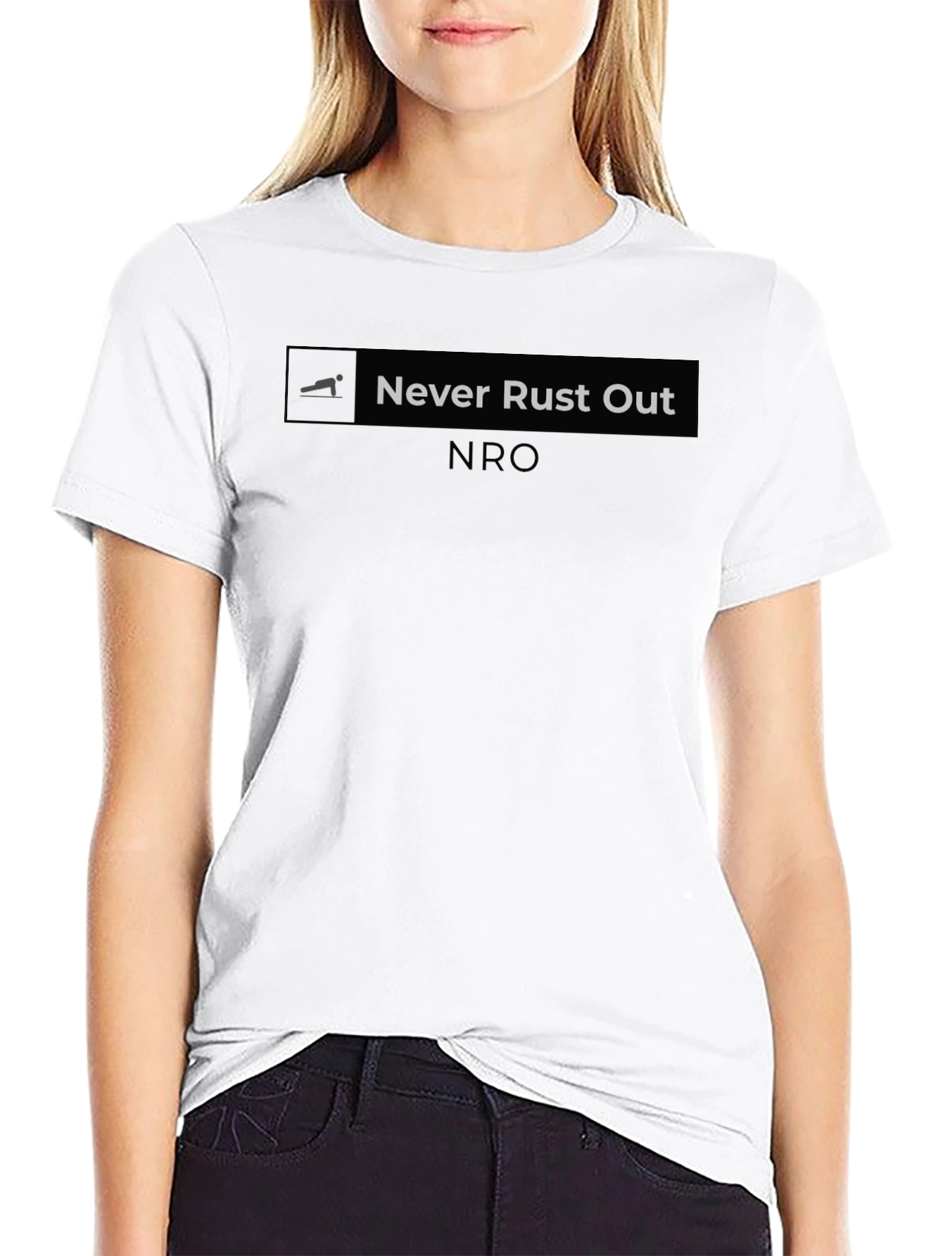 Never Rust Out Black T-Shirt - NRO