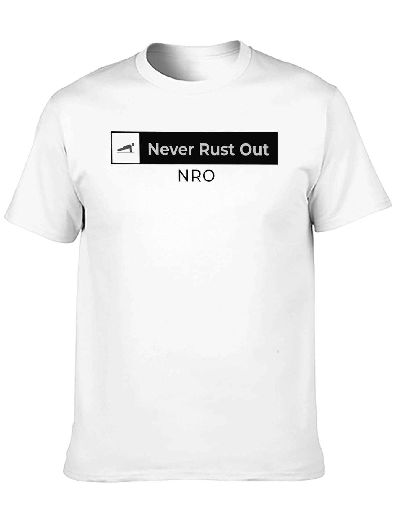 Never Rust Out Black T-Shirt - NRO