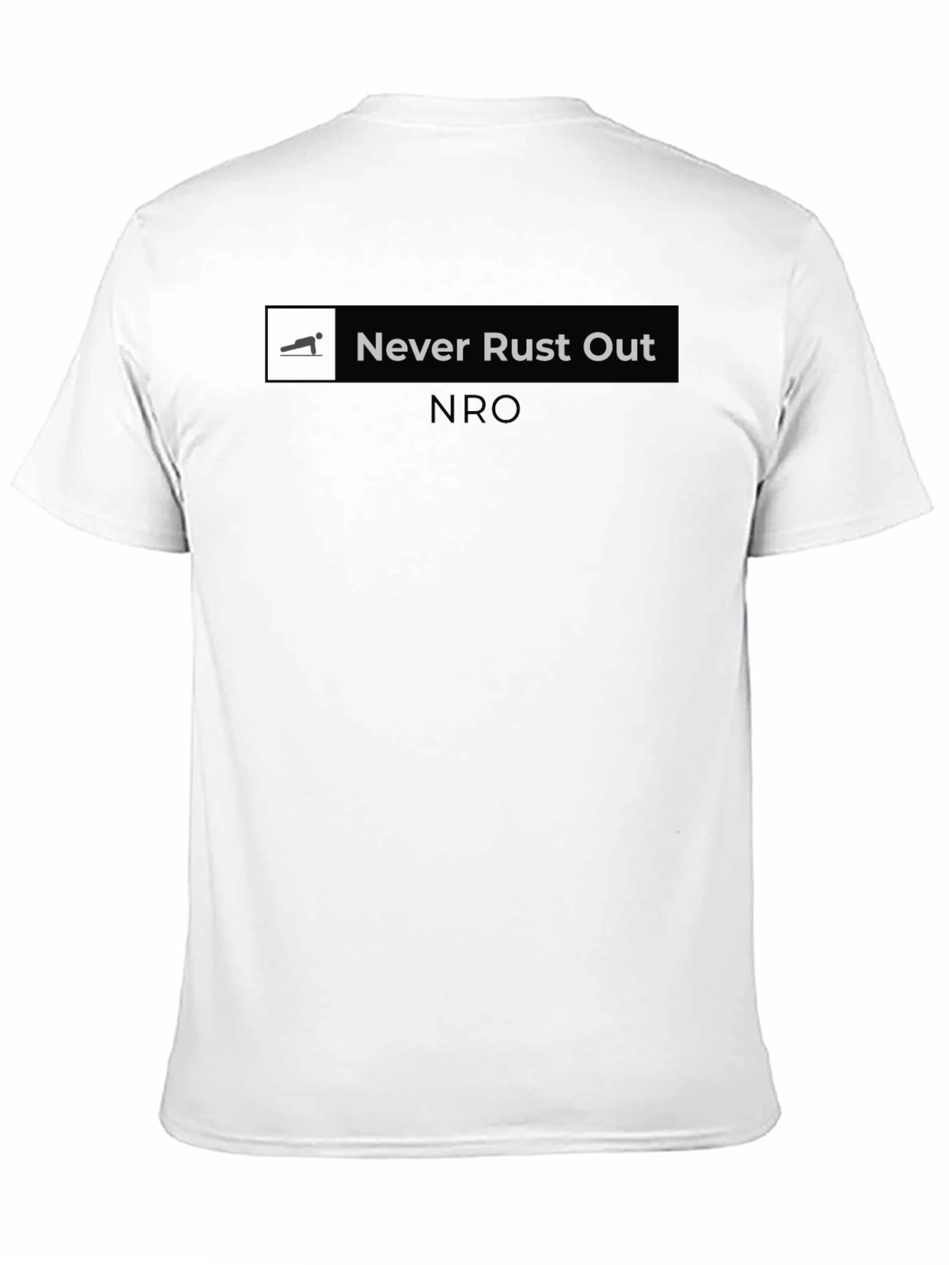 Never Rust Out Black T-Shirt - NRO