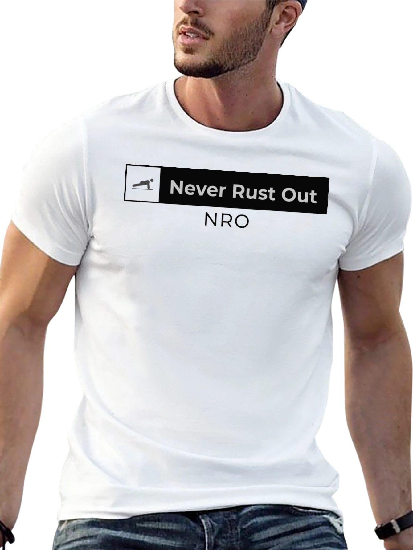 Never Rust Out Black T-Shirt - NRO
