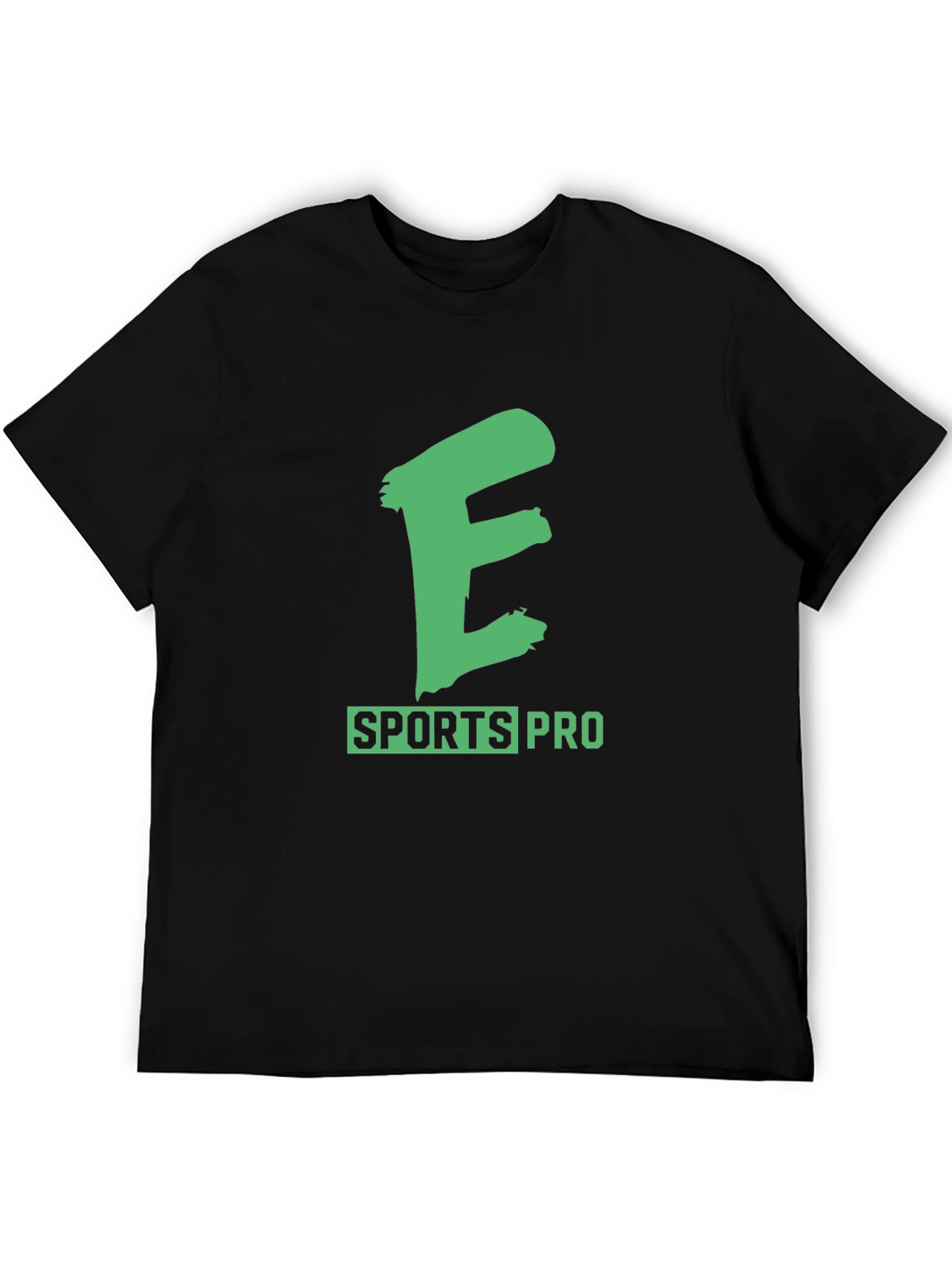 Green E Sports Pro Black T-Shirt