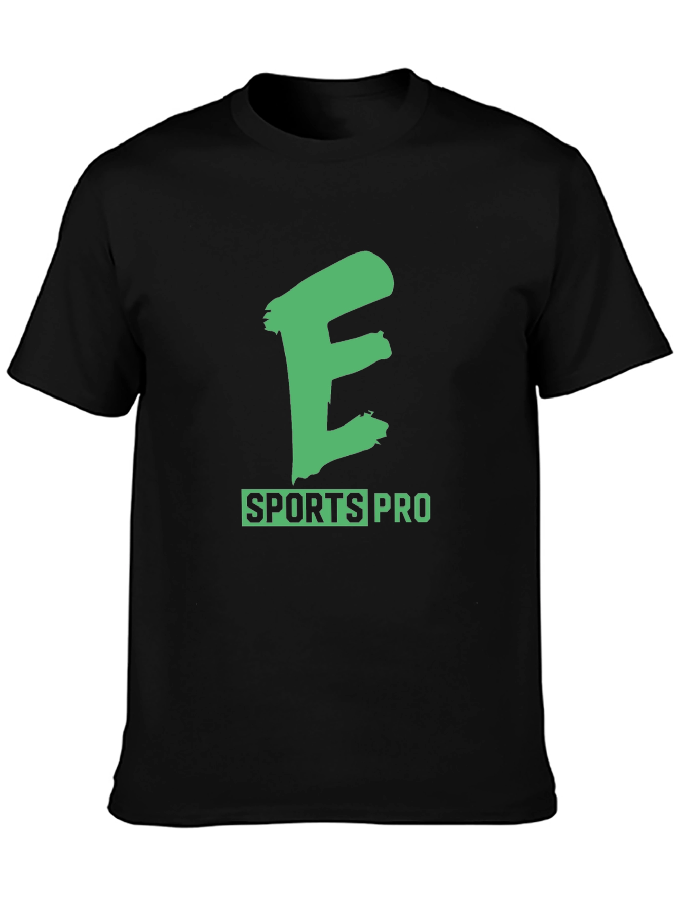 Green E Sports Pro Black T-Shirt