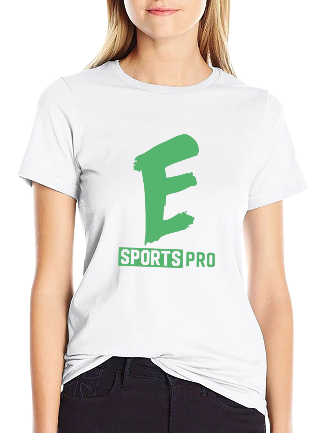 Green E Sports Pro Black T-Shirt