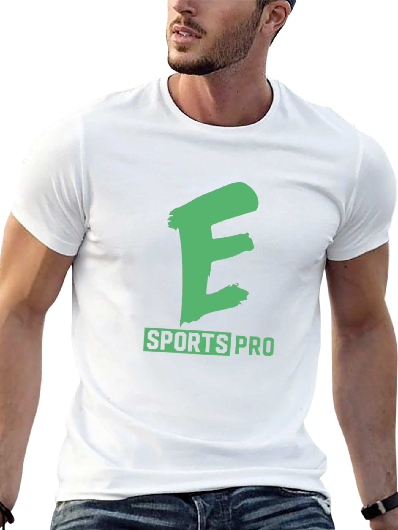 Green E Sports Pro Black T-Shirt