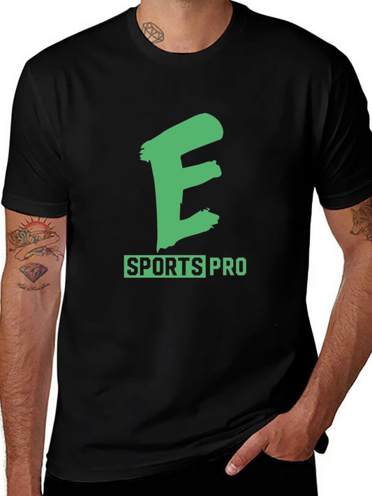 Green E Sports Pro Black T-Shirt