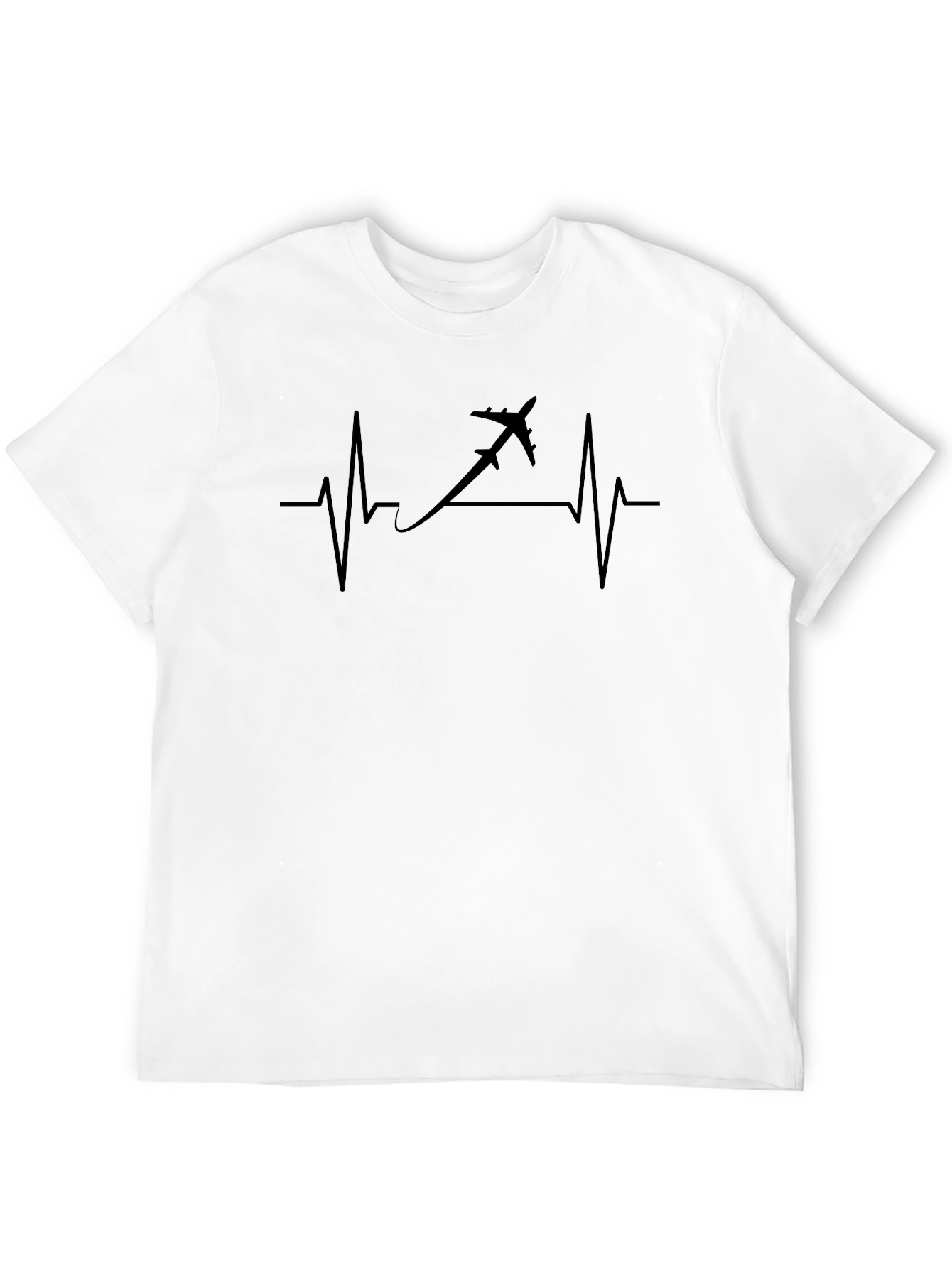 Pilot Heartbeat T-Shirt - Aviation Lover Tee