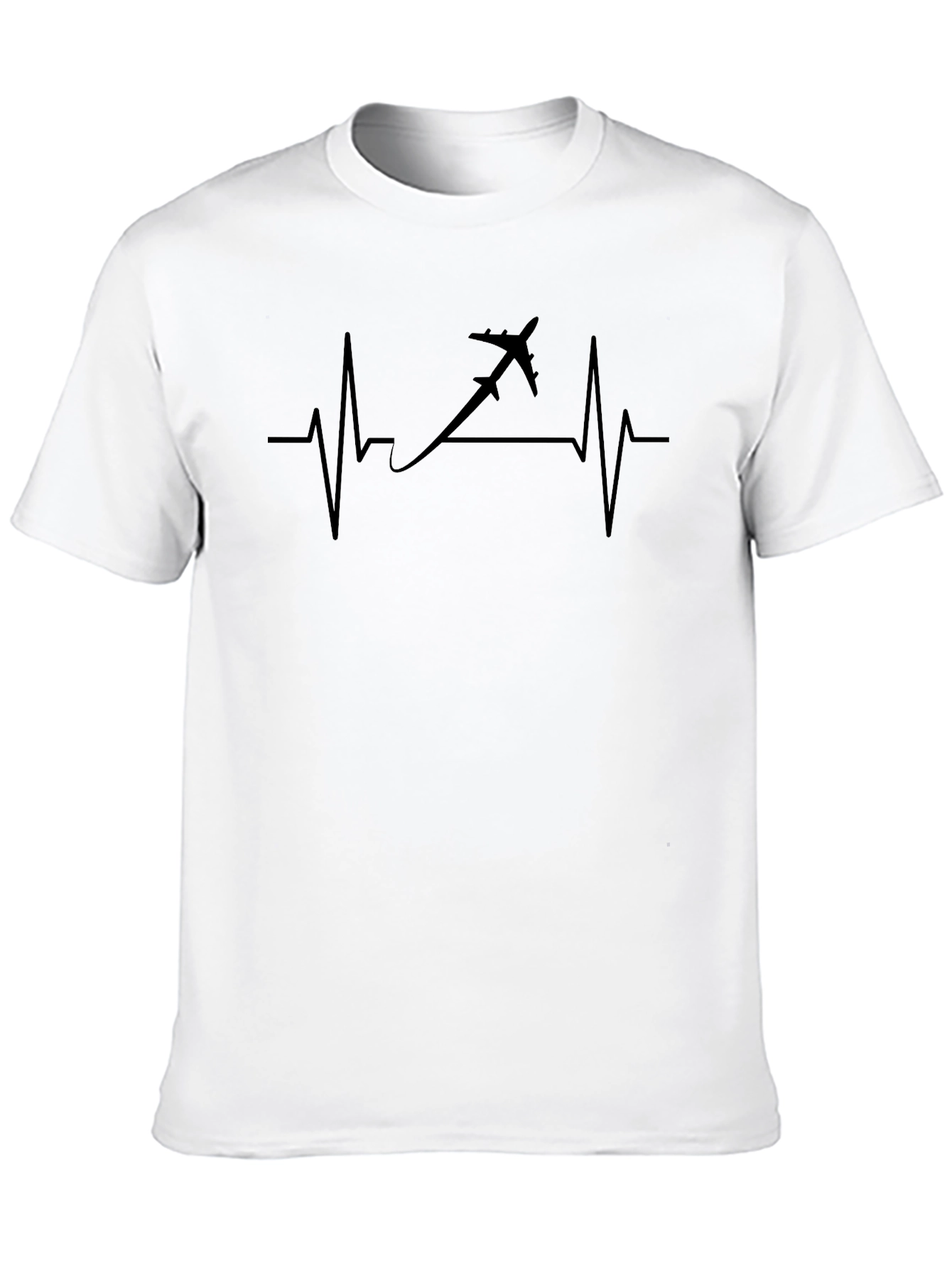Pilot Heartbeat T-Shirt - Aviation Lover Tee