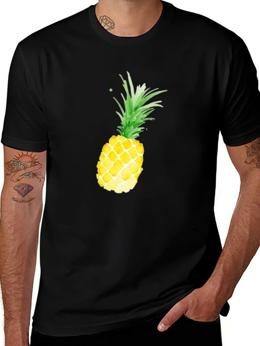 Pineapple Graphic Print T-Shirt