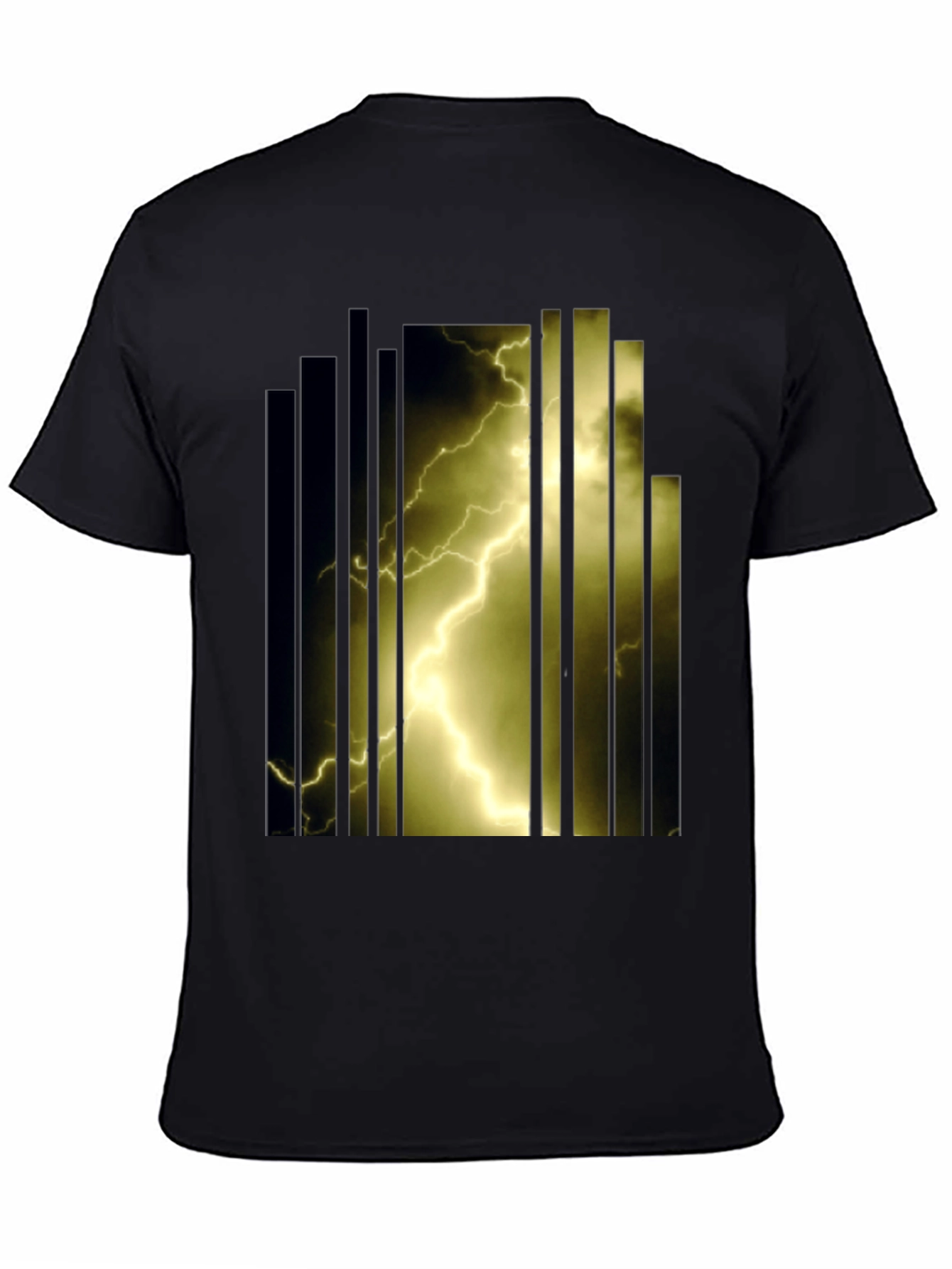 Lightning Bolt Graphic T-Shirt - Bold Design