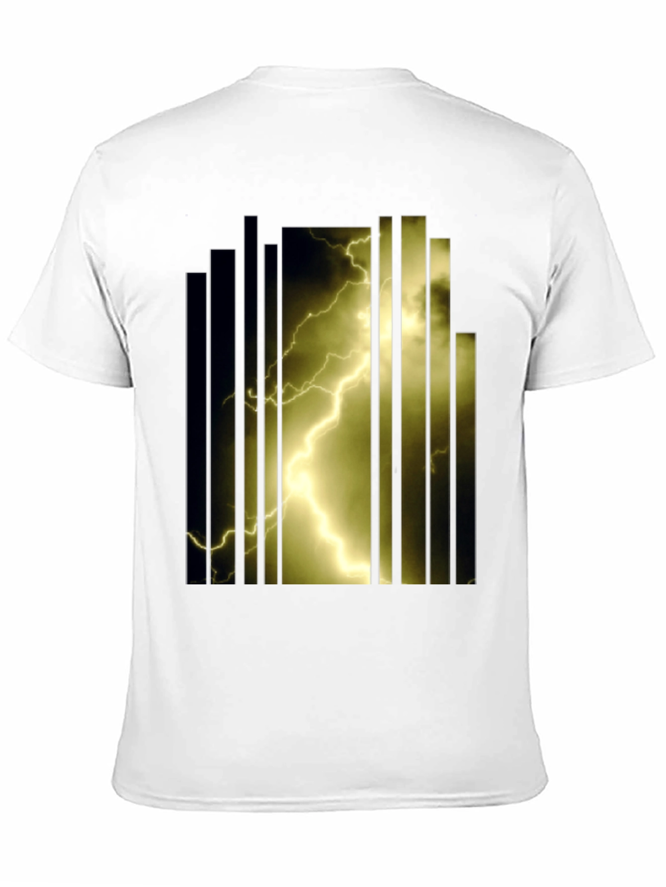 Lightning Bolt Graphic T-Shirt - Bold Design