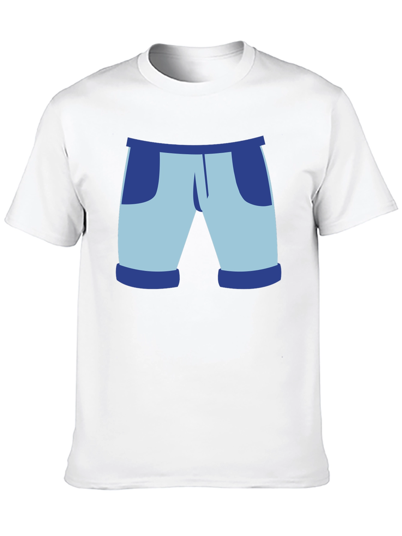 Cartoon Shorts Graphic Tee
