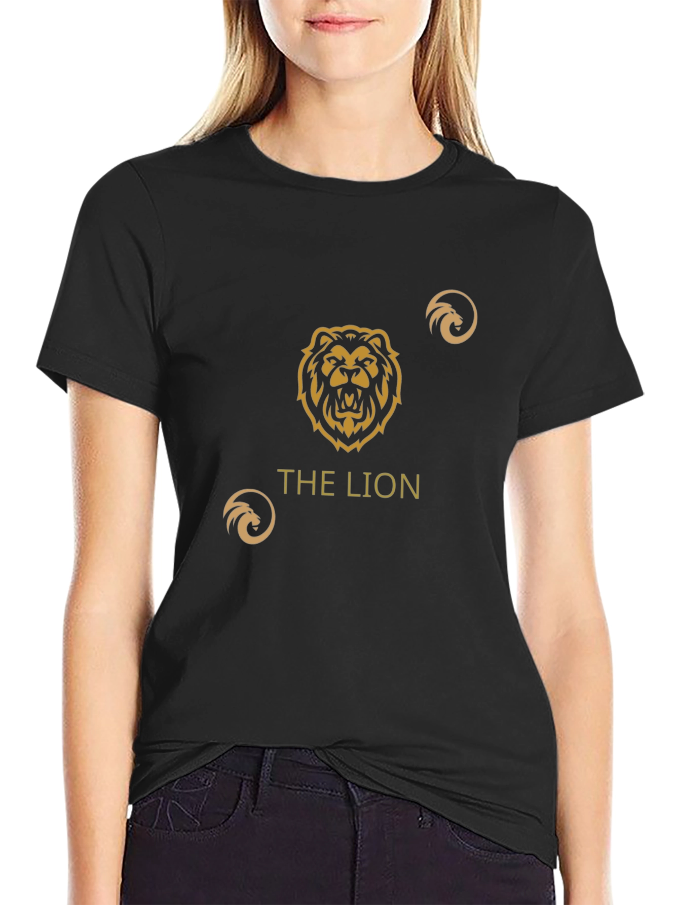 The Lion Graphic Tee - Black